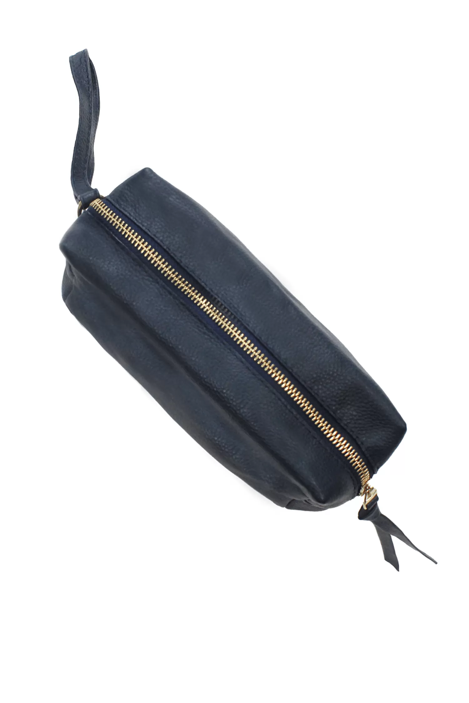 Carolina Travel Accessories | Travel Accessories*Abby Make Up Bag Navy Soft Leather