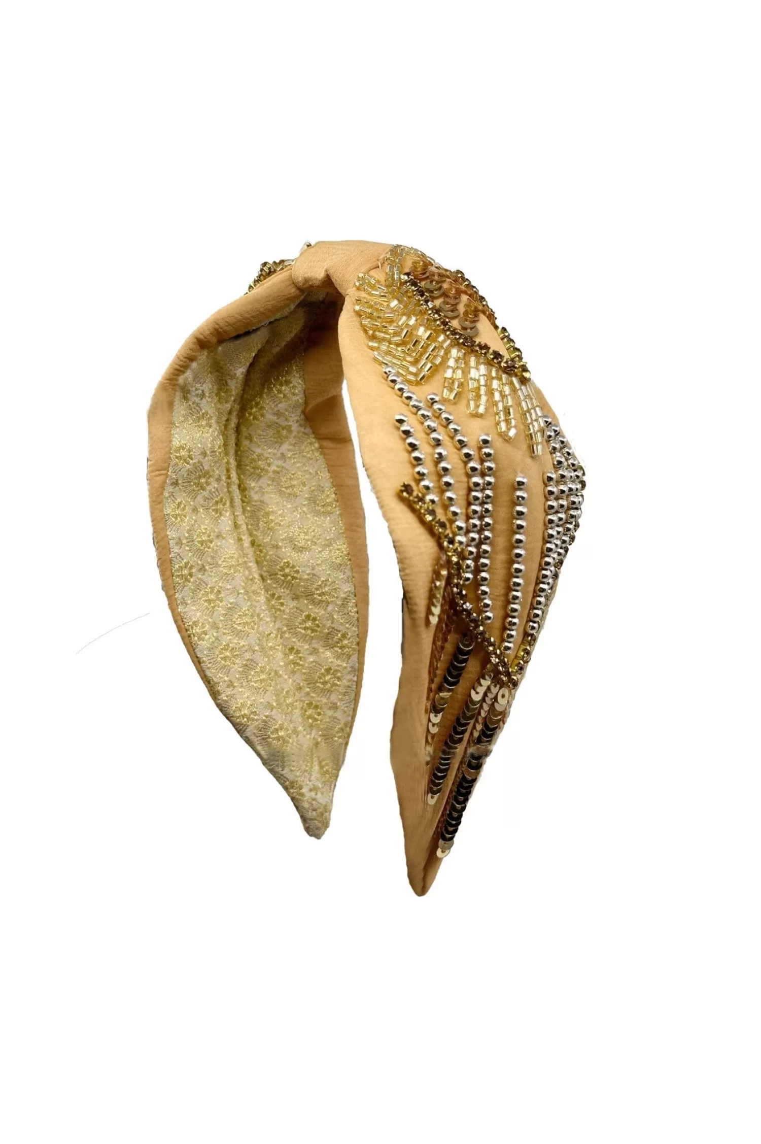 Carolina Hair*Abella Embellished Headband Gold