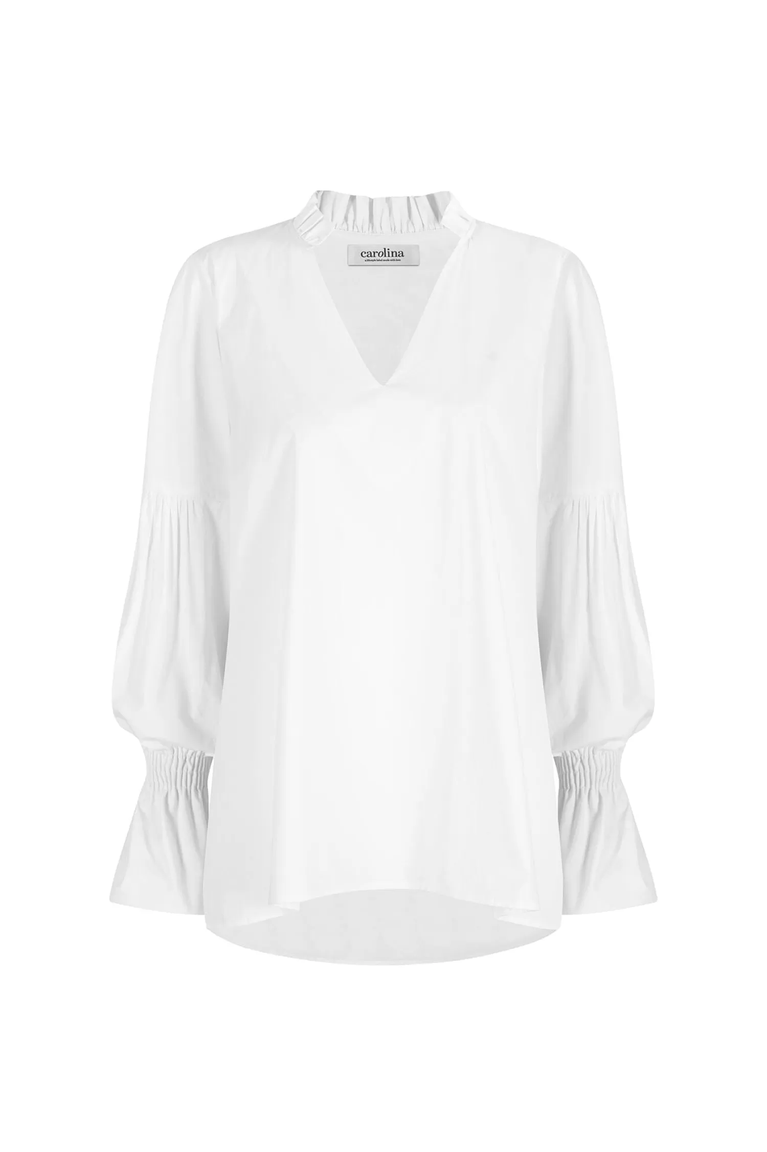 Carolina Long Sleeve*Alessandra Long Sleeve Top White