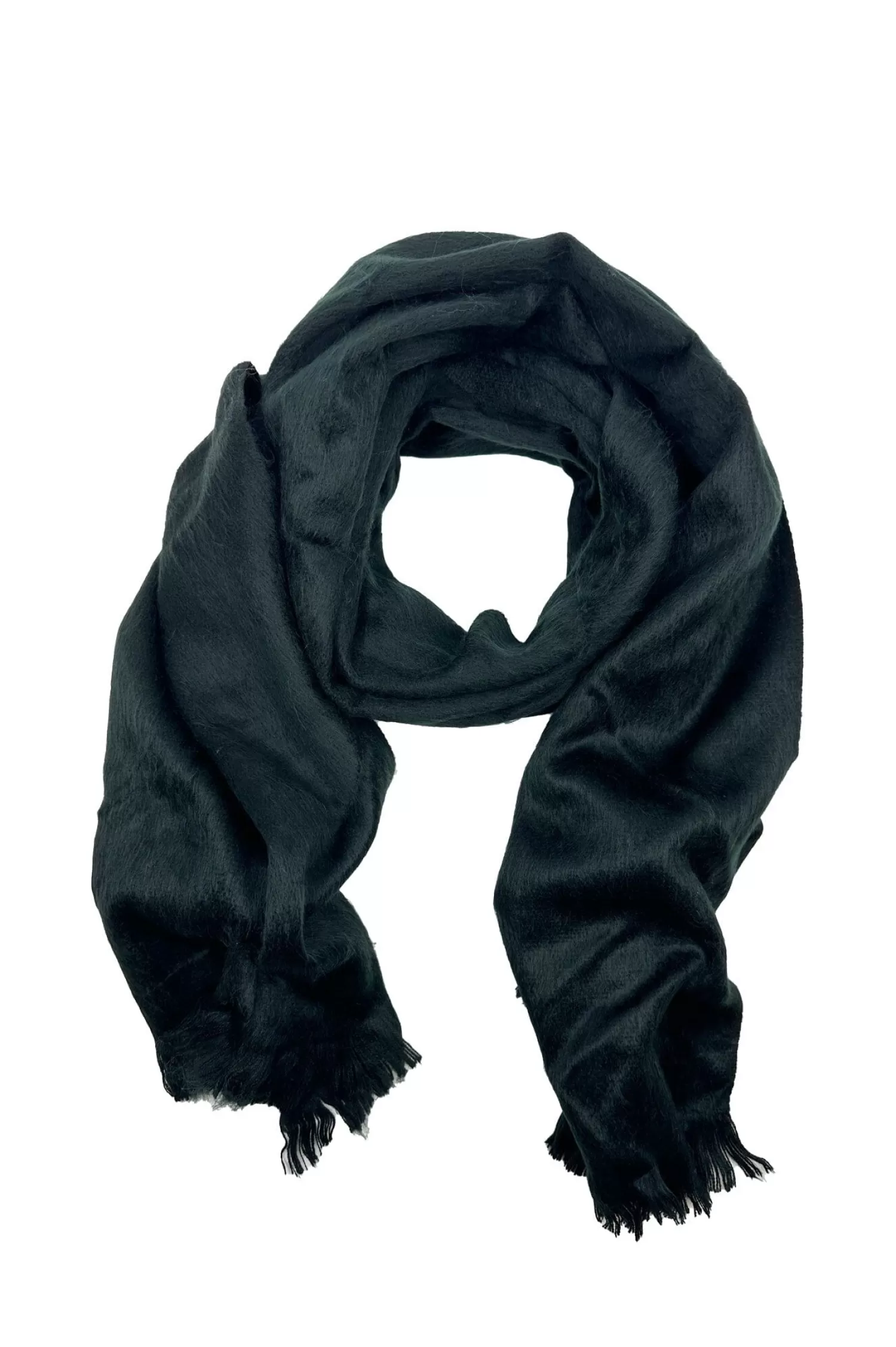 Carolina Scarves*Alpaca Wrap Black