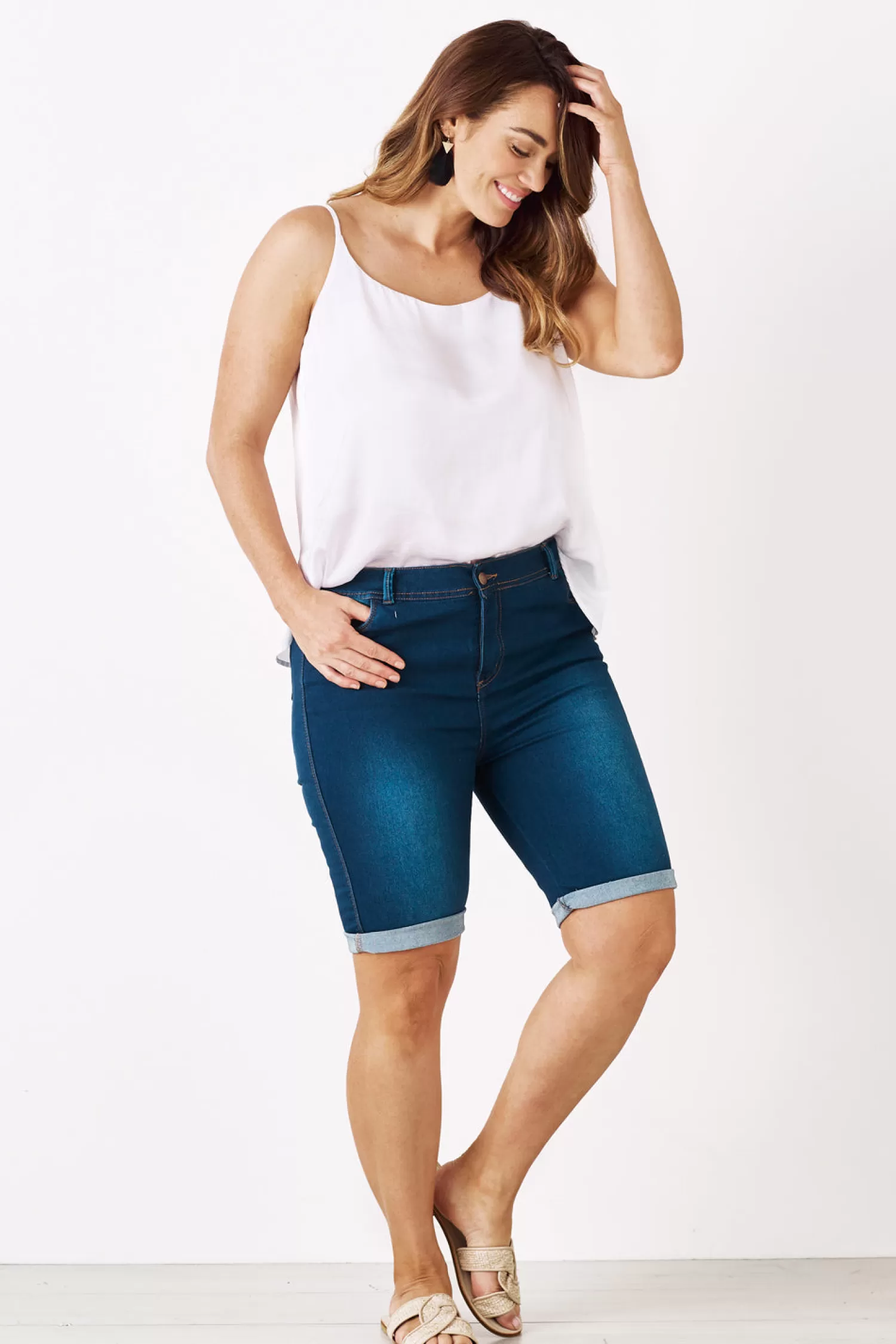 Carolina Shorts*Amber Blue Denim Shorts