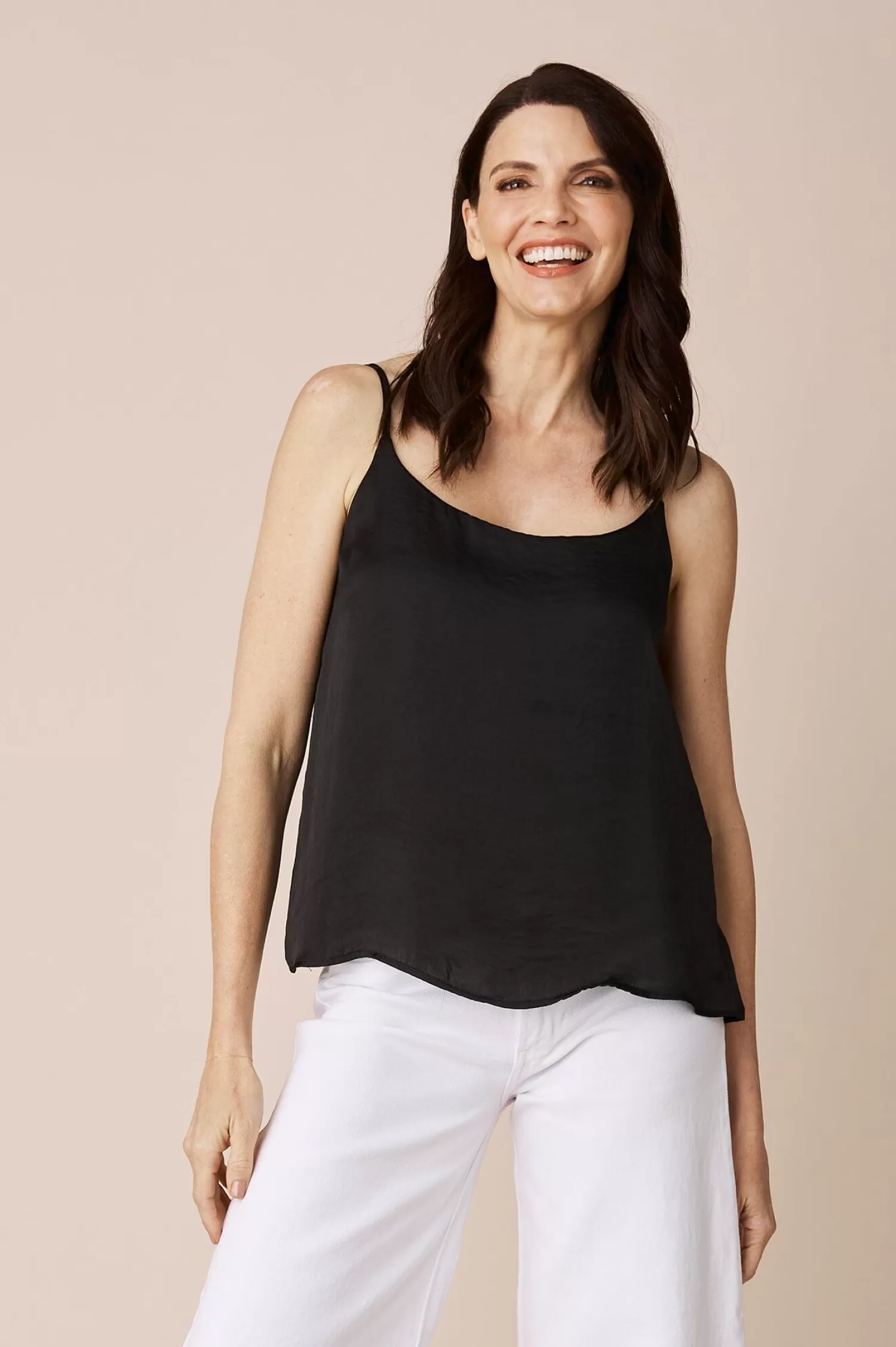 Carolina Ana Camisole Tops | Short Sleeve*Ana Camisole Top Black