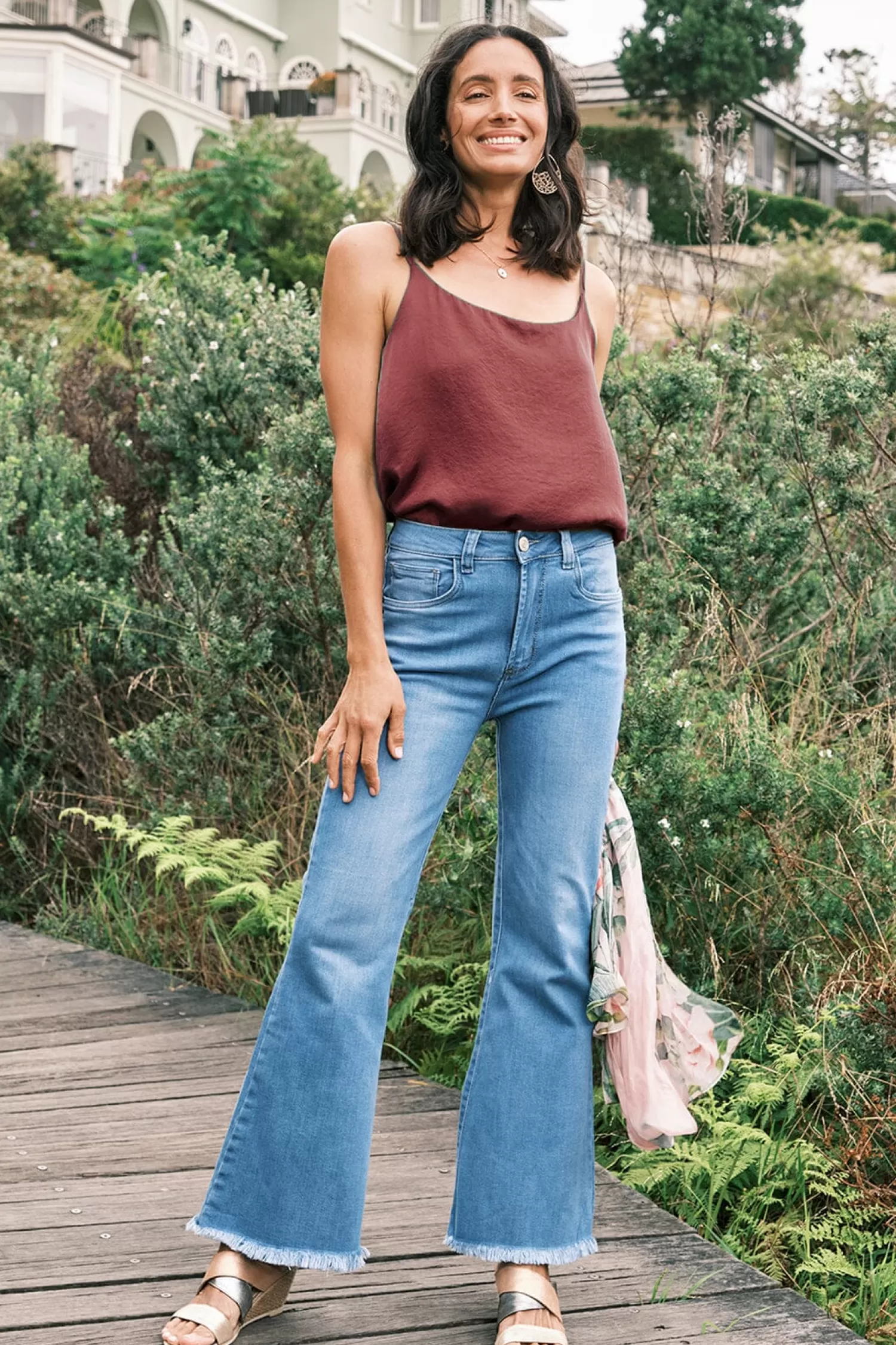 Carolina Ana Camisole Tops | Short Sleeve*Ana Camisole Top Rust