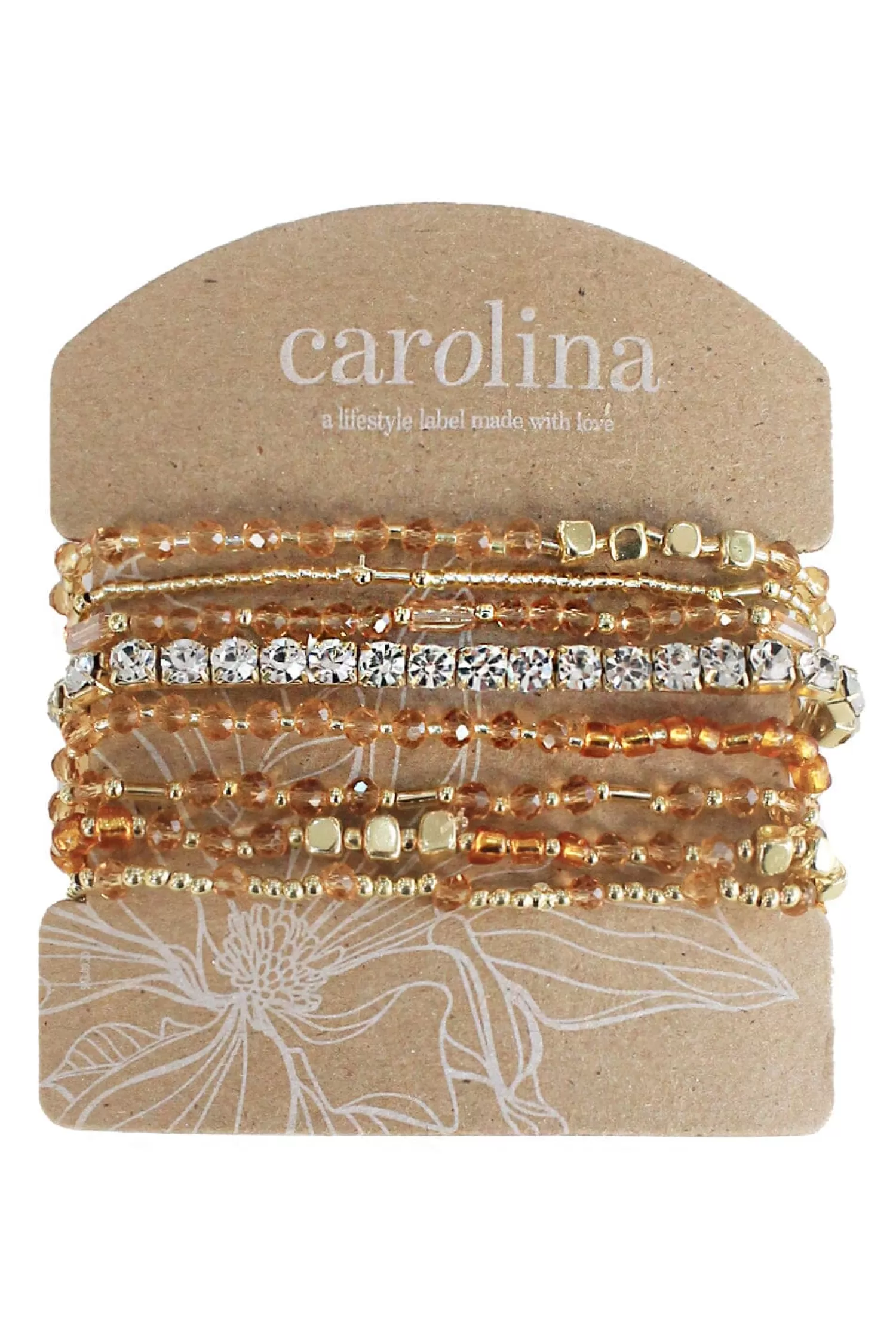 Carolina Bracelets*Andrina Bracelet Set Gold