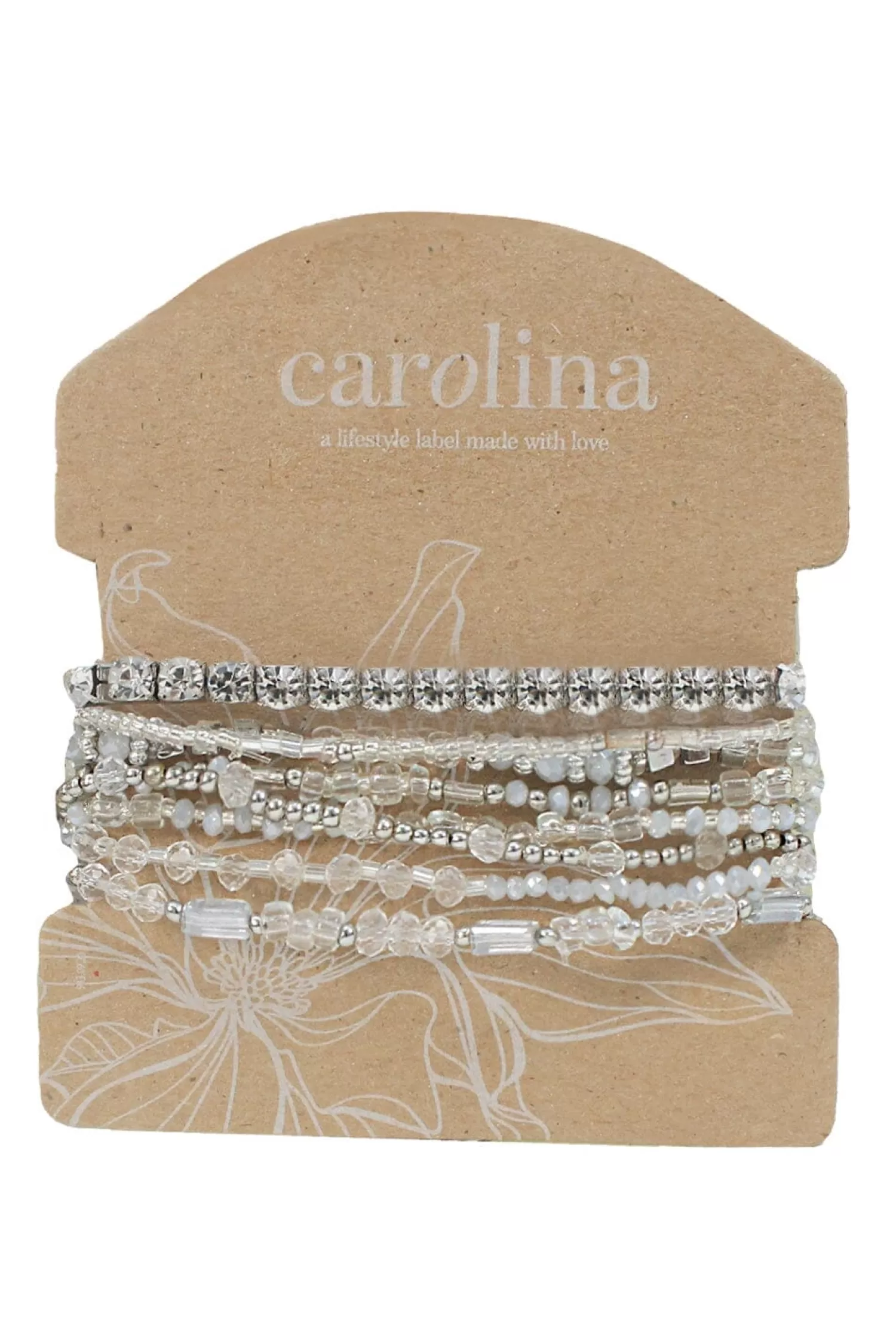 Carolina Bracelets*Andrina Bracelet Set Silver