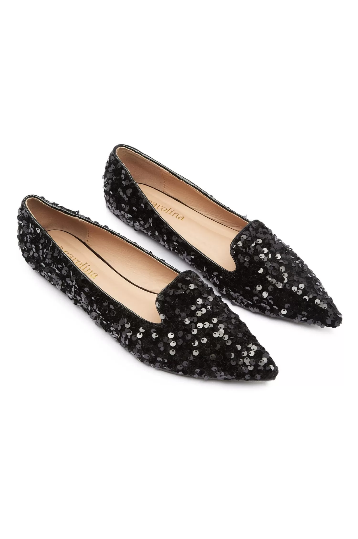 Carolina Flats & Loafers*Annabelle Sequin Loafers Black