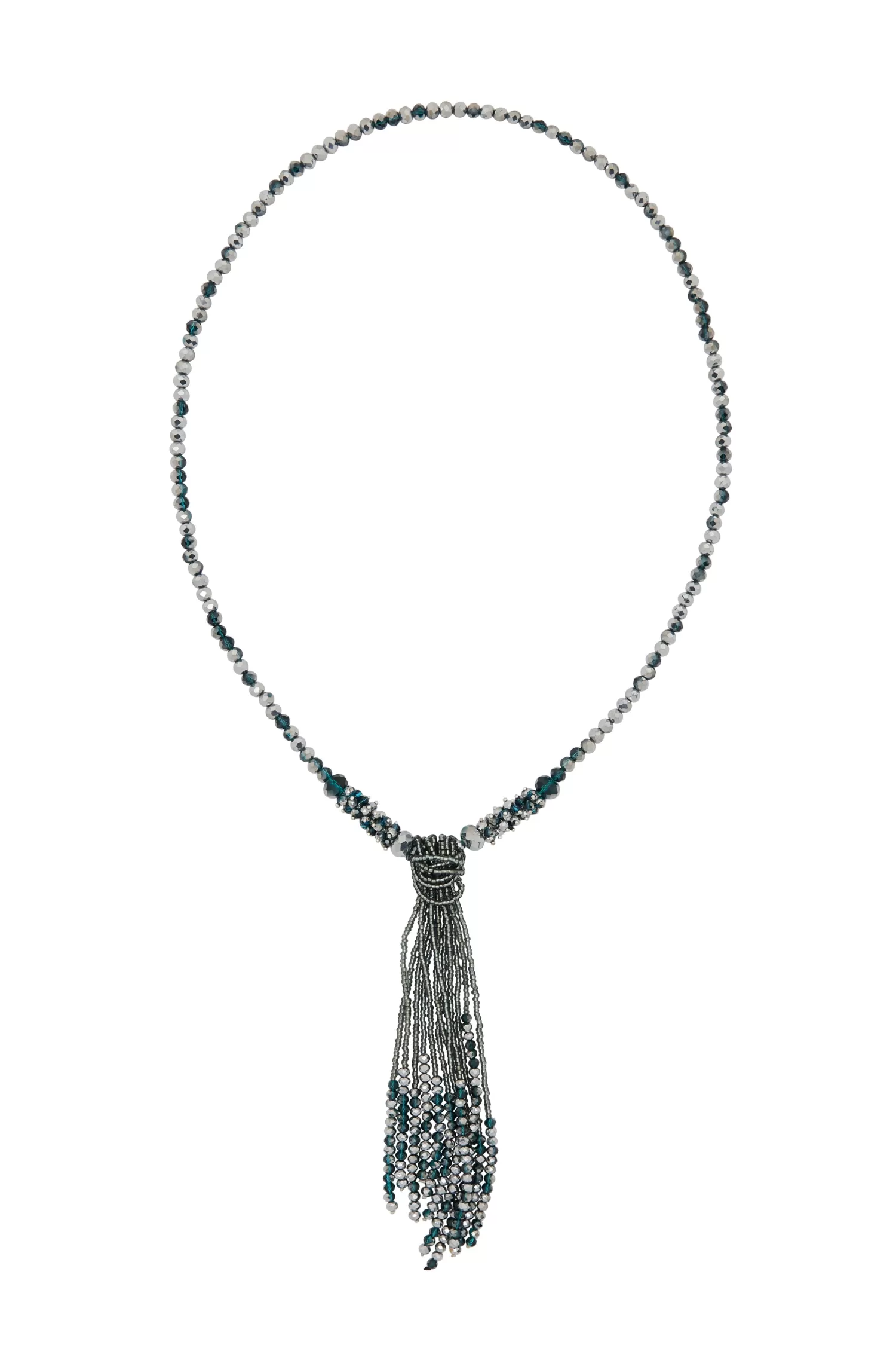 Carolina Necklaces*Avani Necklace Grey and Teal