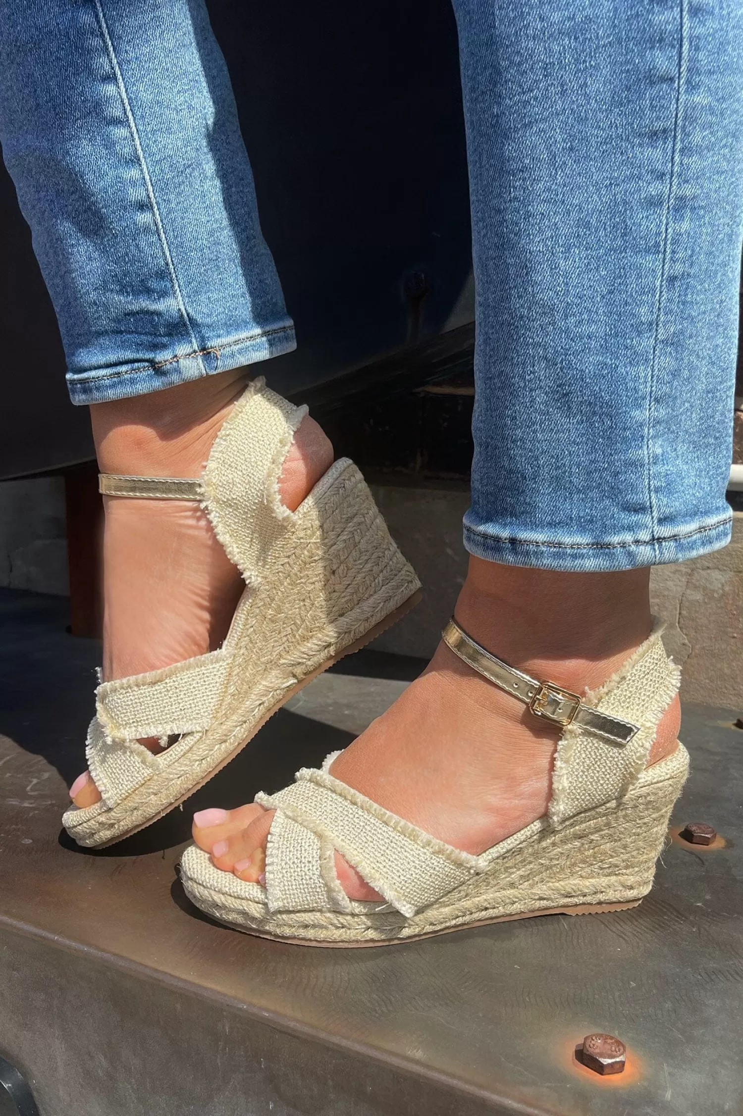 Carolina Heels And Wedges*Avianna Wedges Gold