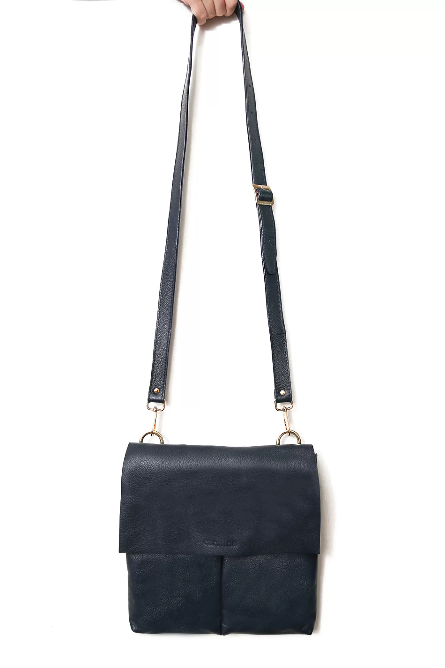 Carolina Cross Body | Handbags*Barcelona Leather Handbag Navy Soft Leather-Pre Order