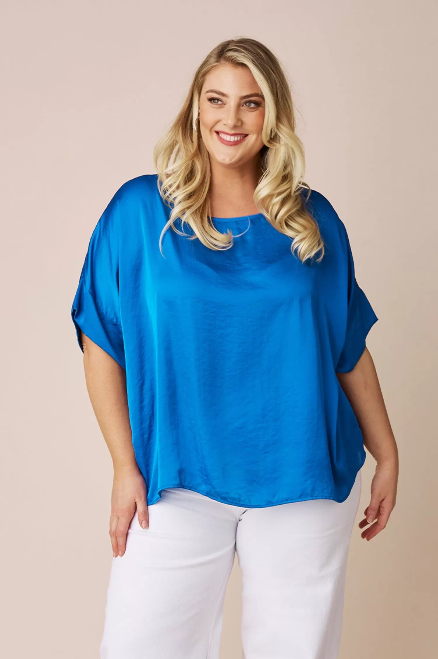 Carolina Bianca Tops | Short Sleeve*Bianca Short Sleeve Top Cobalt