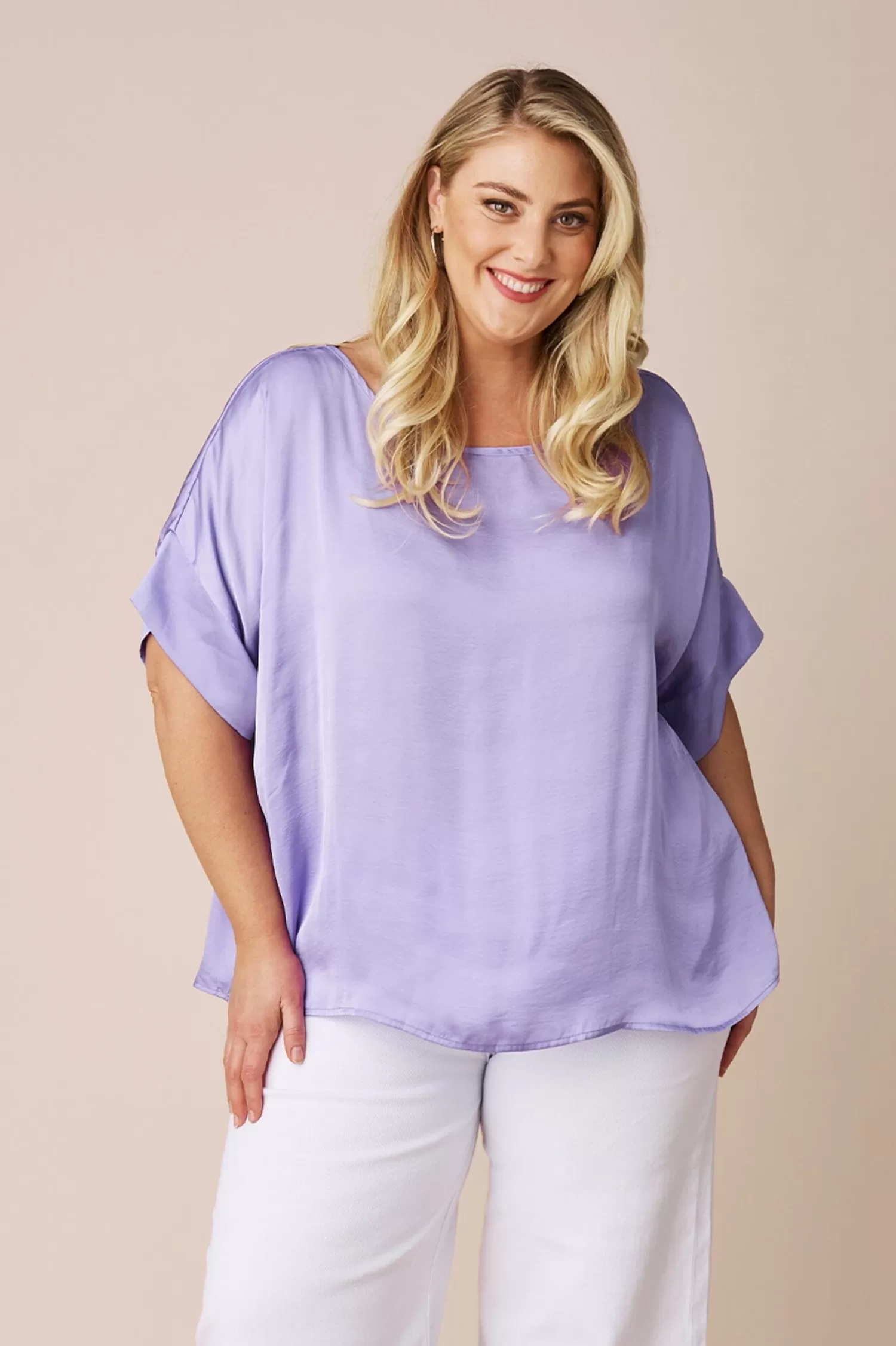 Carolina Bianca Tops | Short Sleeve*Bianca Short Sleeve Top Lavender