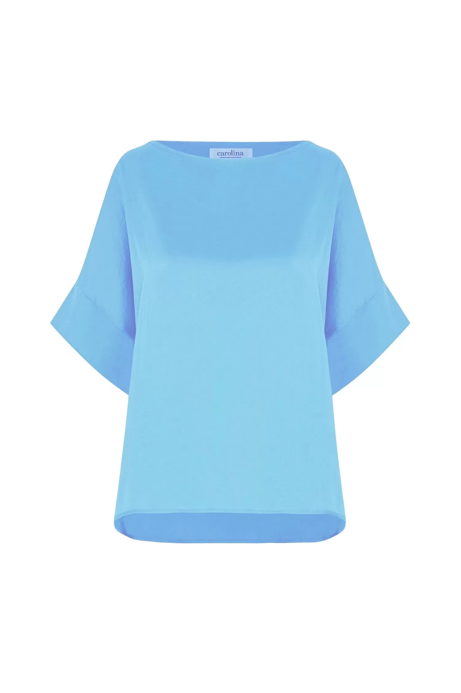 Carolina Bianca Tops | Short Sleeve*Bianca Short Sleeve Top Ocean Blue