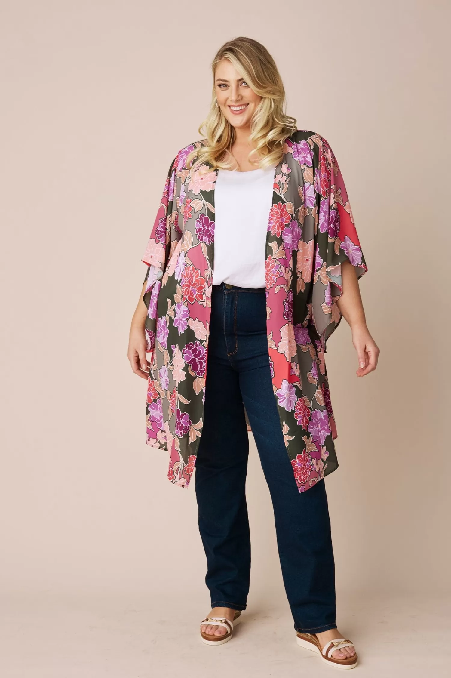 Carolina Capes & Kaftans*Brea Floral Cape