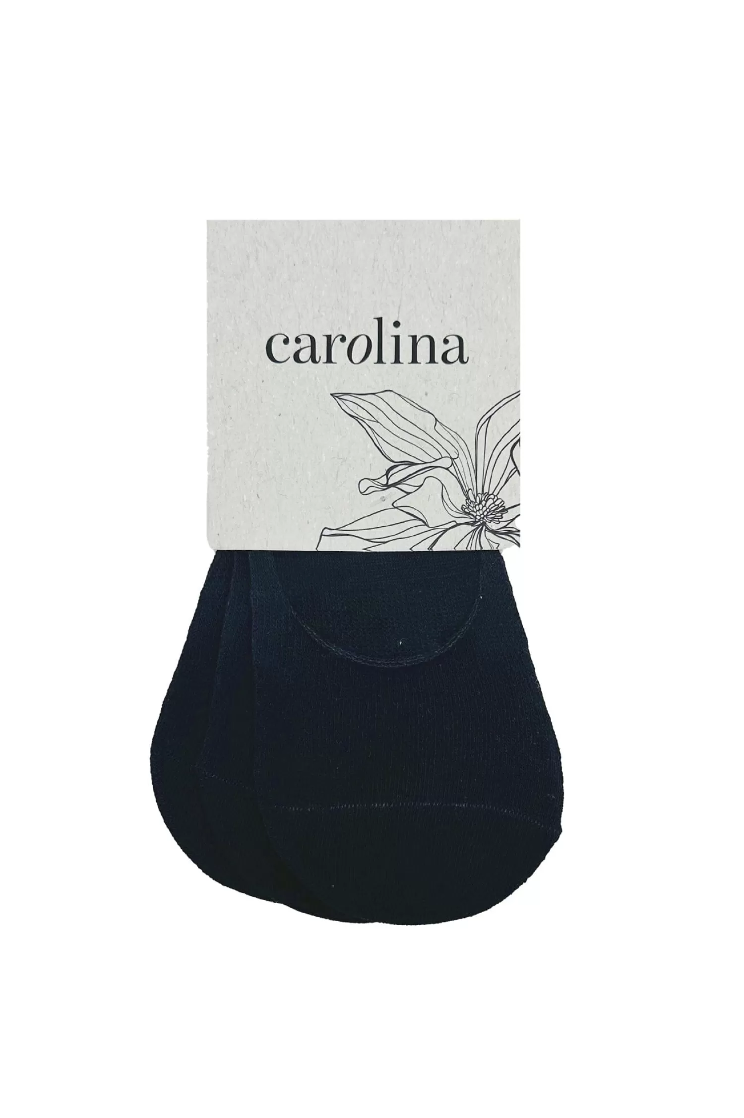 Carolina Travel Accessories*No Show Socks Set of 3 Black