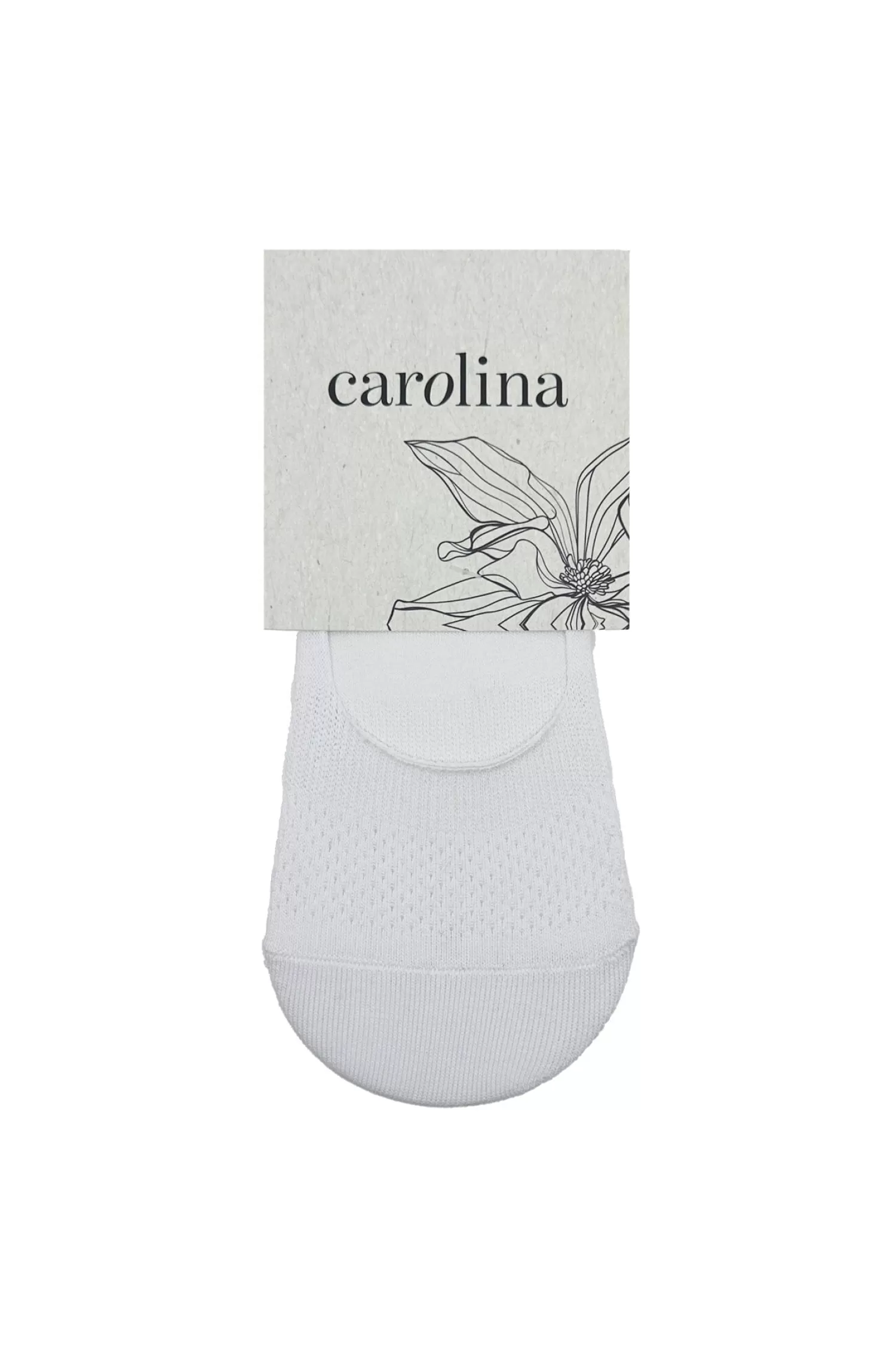 Carolina Travel Accessories*No Show Socks Set of 3 White