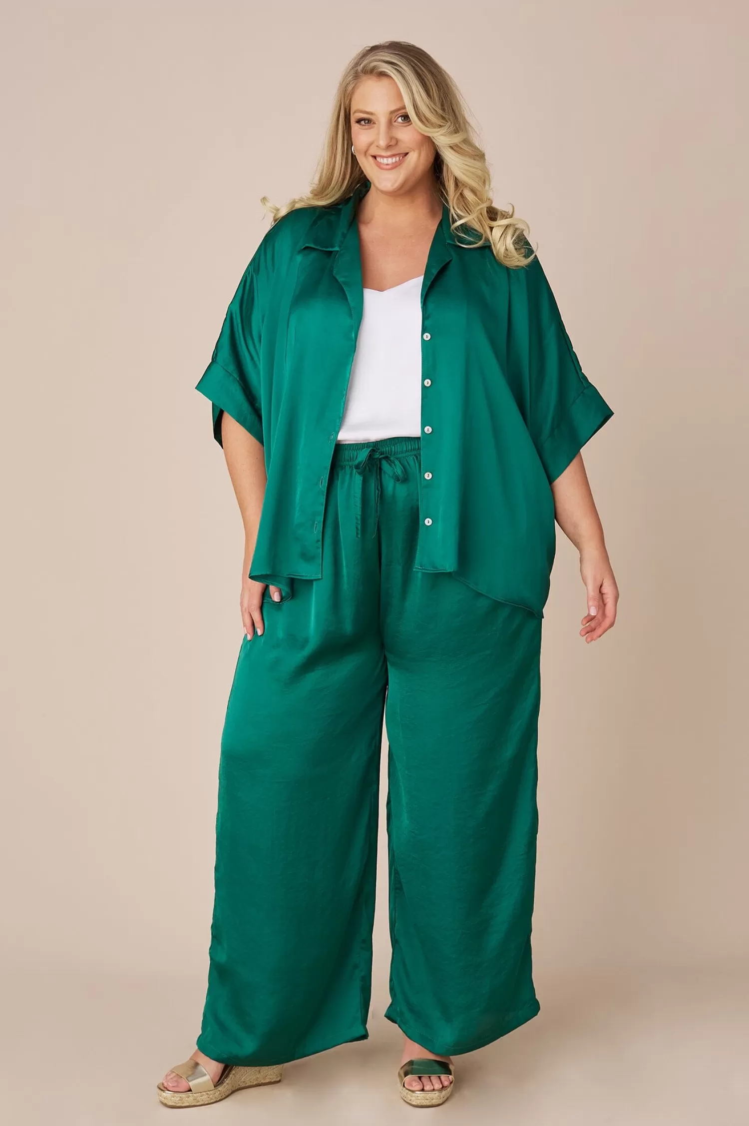 Carolina Pants*Casey Pants Emerald- Pre Order