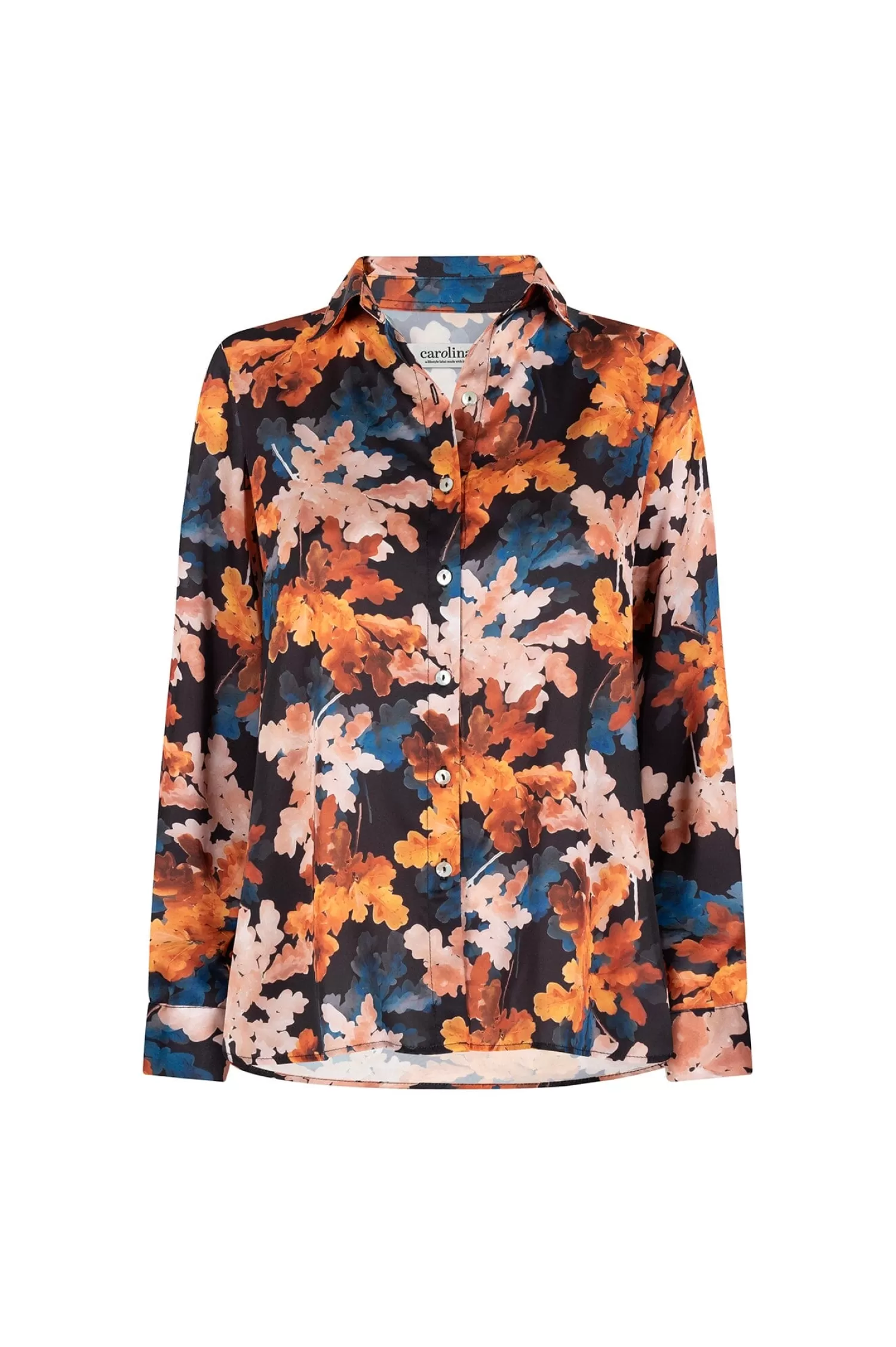 Carolina Long Sleeve*Cassia Print Long Sleeve Collared Shirt