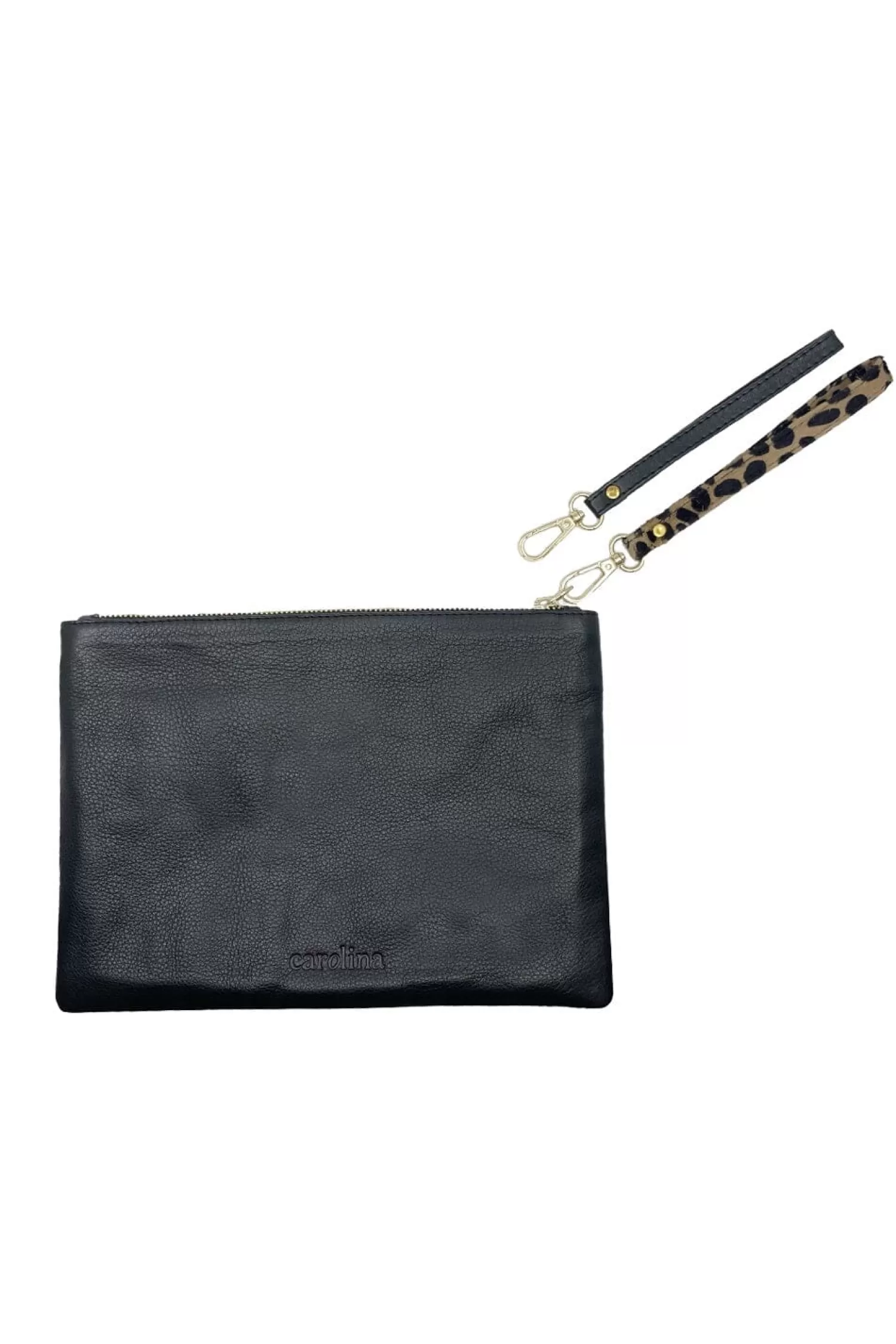 Carolina Clutches | Clutches*Cassie Clutch Black Soft Leather