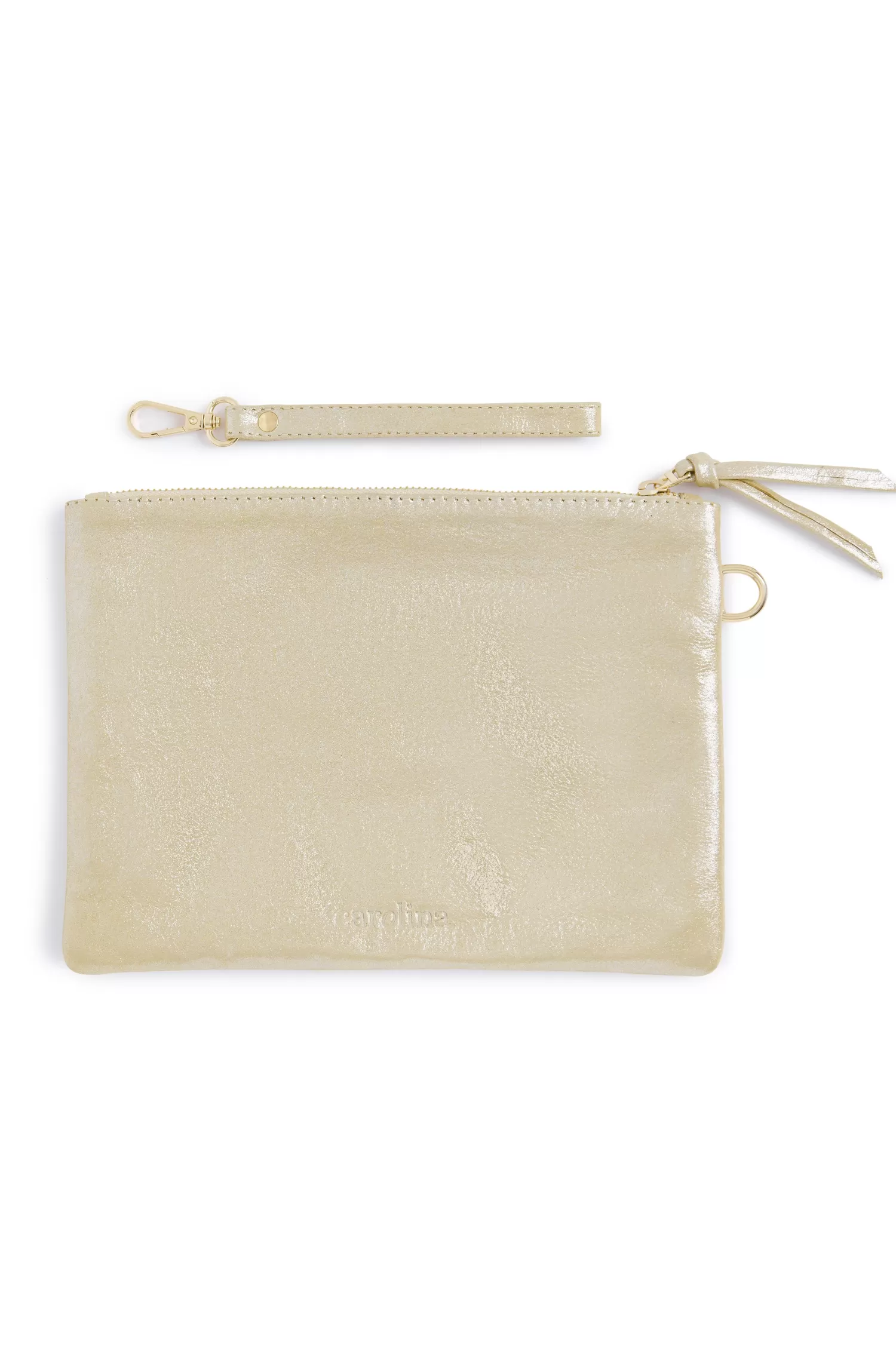 Carolina Clutches | Clutches*Cassie Clutch Light Gold Metallic