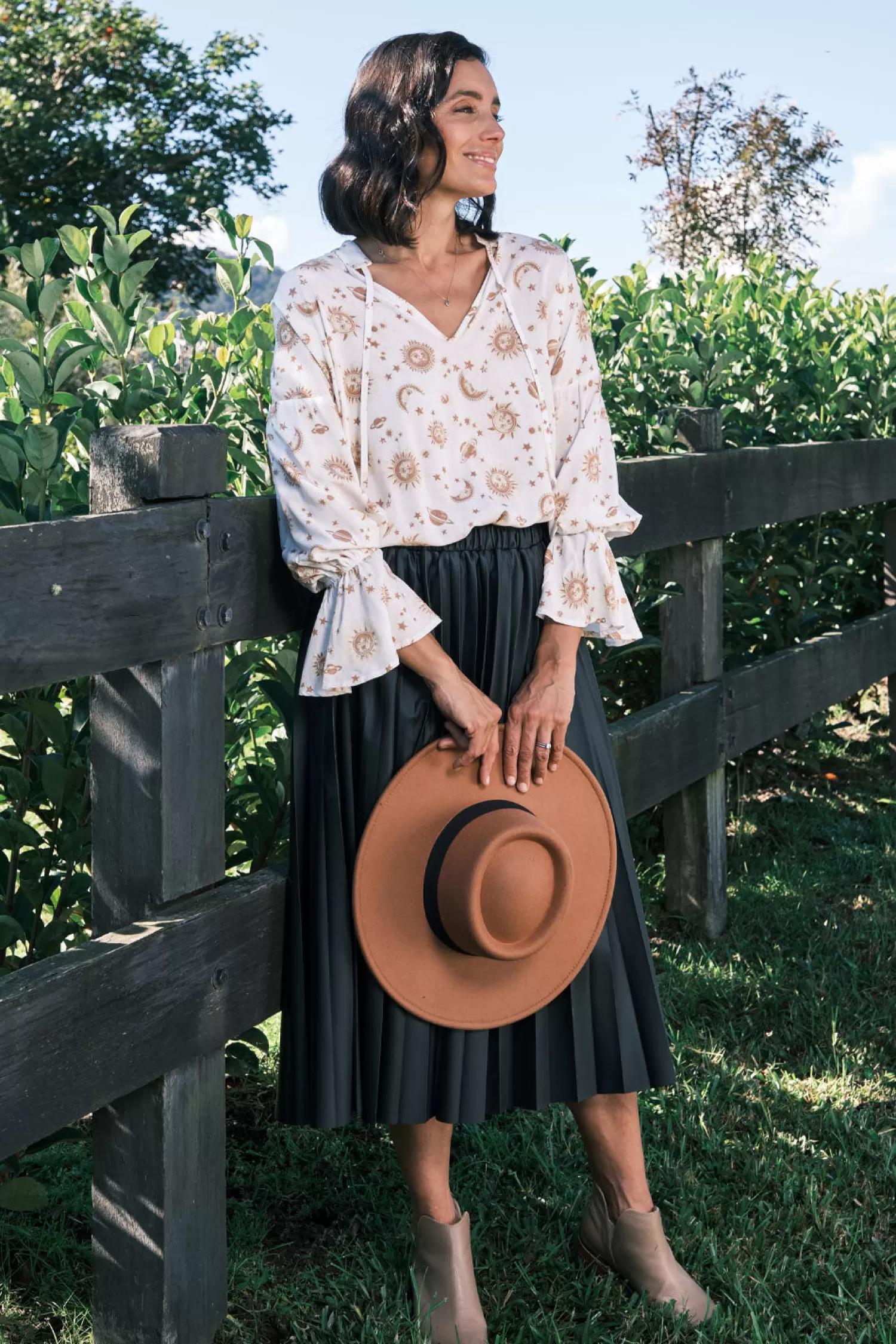 Carolina Long Sleeve*Celeste Long Sleeve Top White