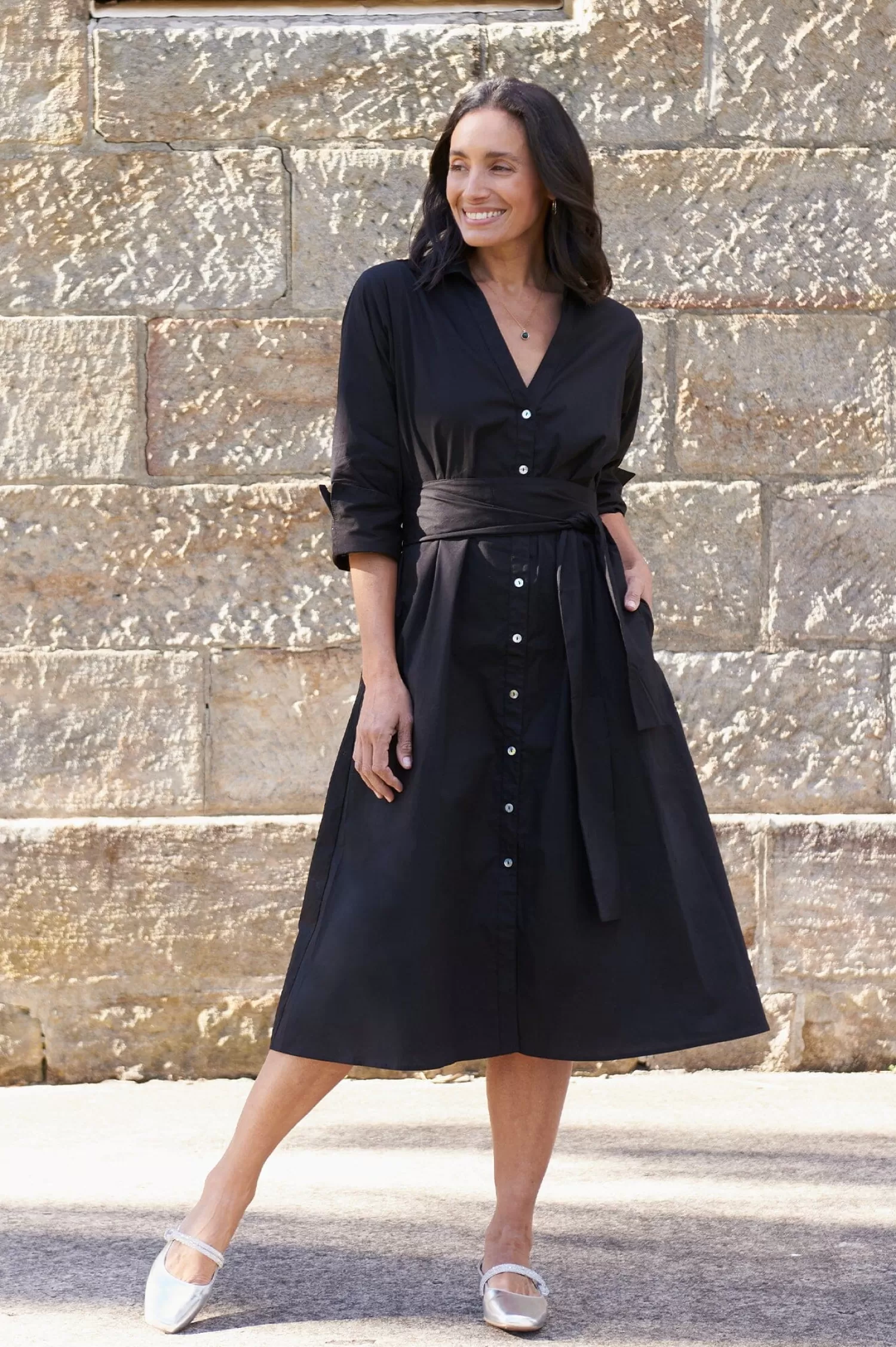 Carolina Long Sleeve | Short Sleeve*Celia Dress Black