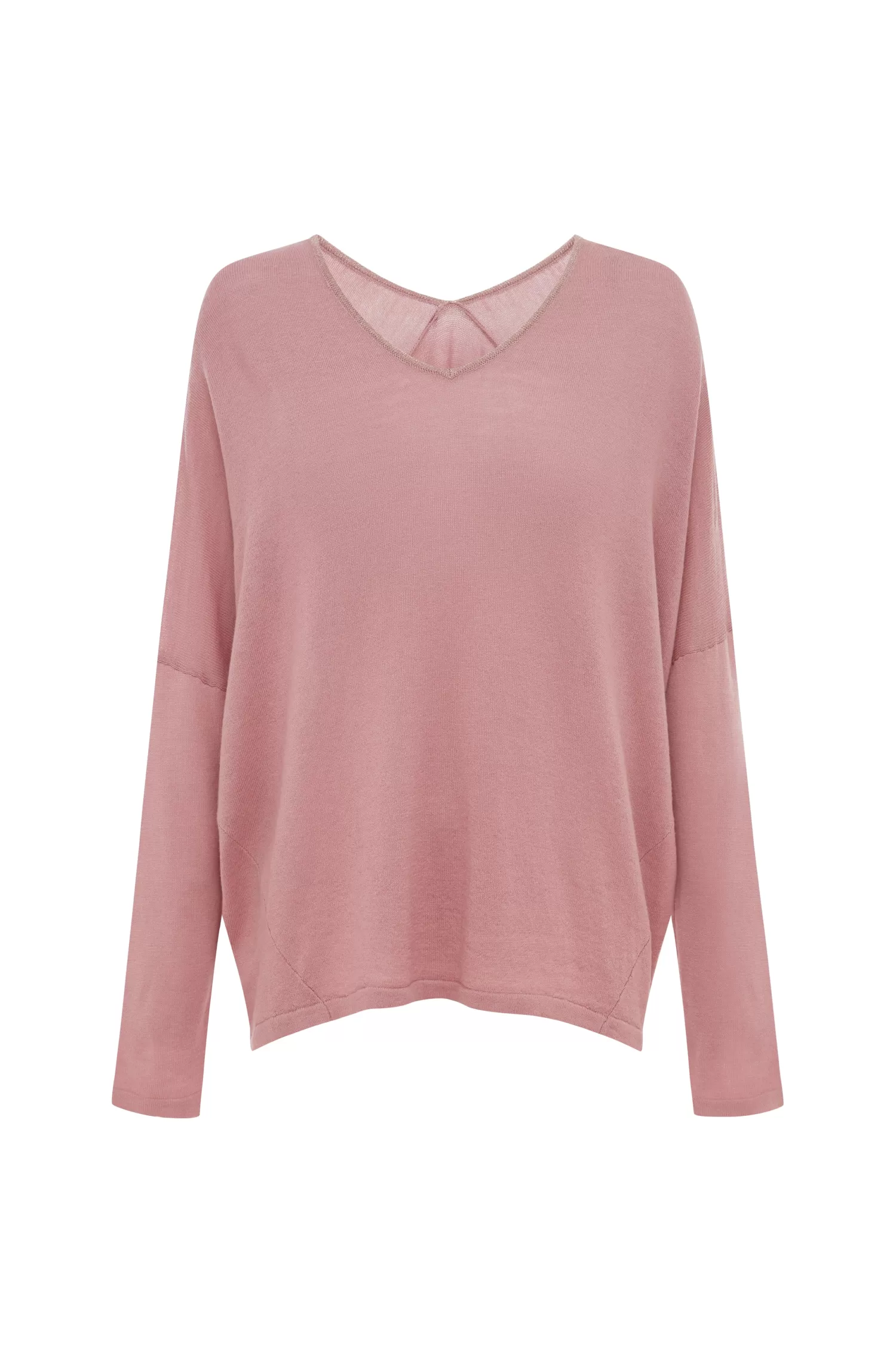 Carolina Knitwear*Christina Fine Knit Jumper Rose