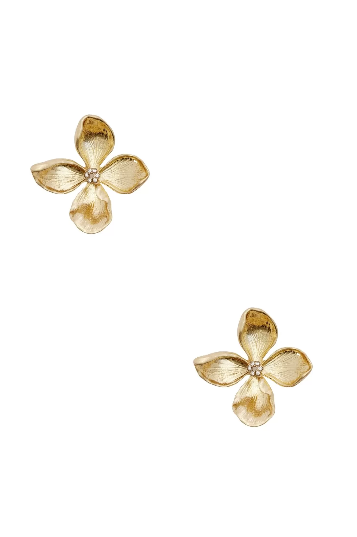 Carolina Earrings*Danna Floral Earrings Gold