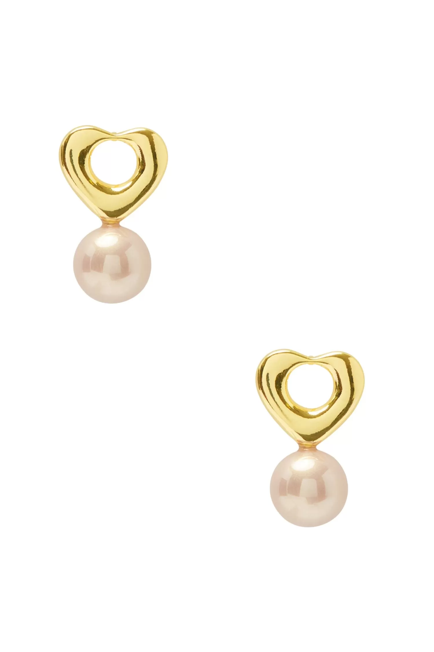 Carolina Earrings*Dayana Love Pearl Earrings Blush