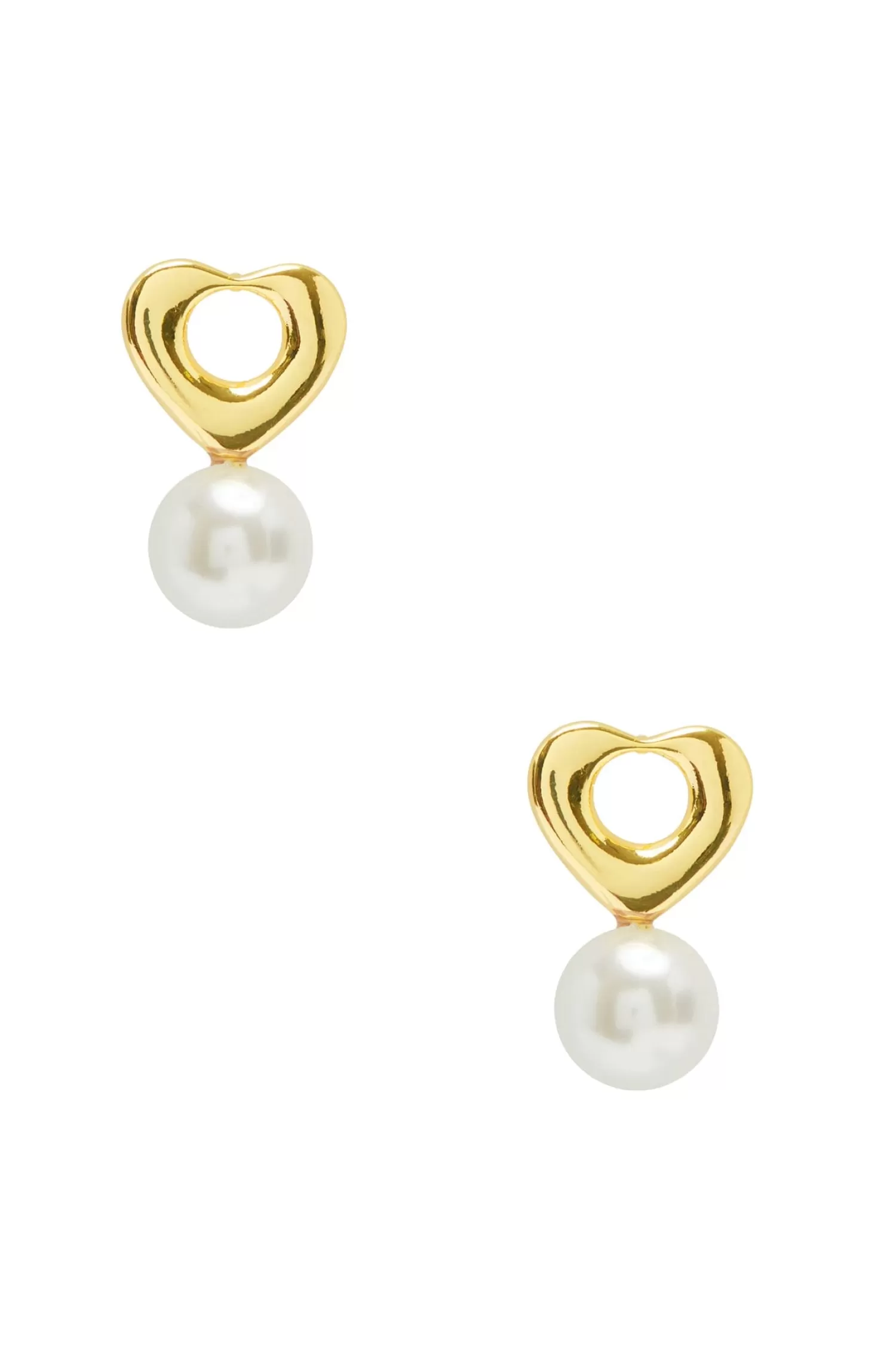 Carolina Earrings*Dayana Love Pearl Earrings White