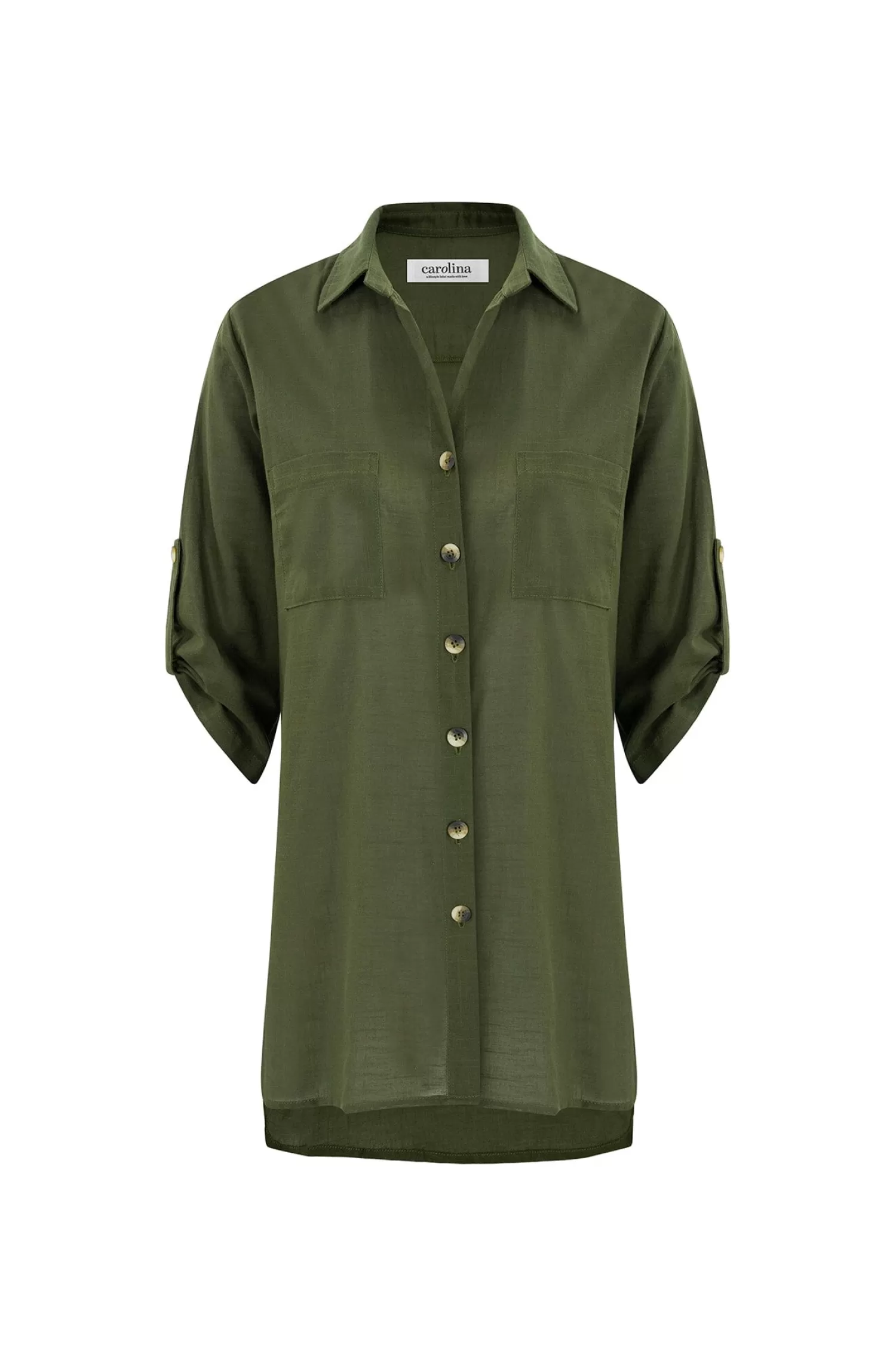 Carolina Long Sleeve | Short Sleeve*Denver Dress Shirt Olive