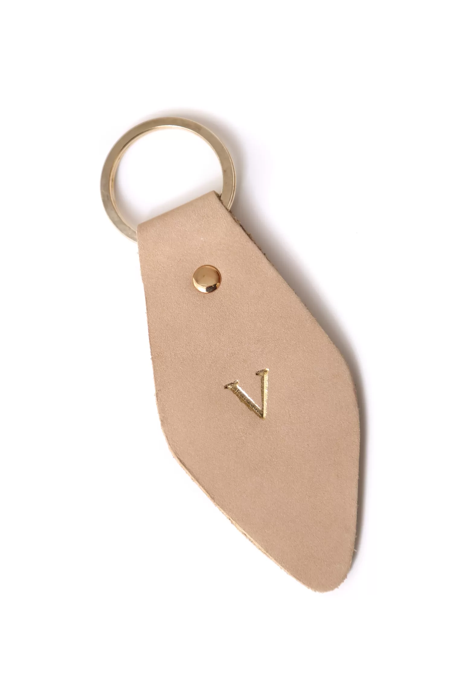 Carolina Travel Accessories | Travel Accessories*Diamond Leather Keyring Nude