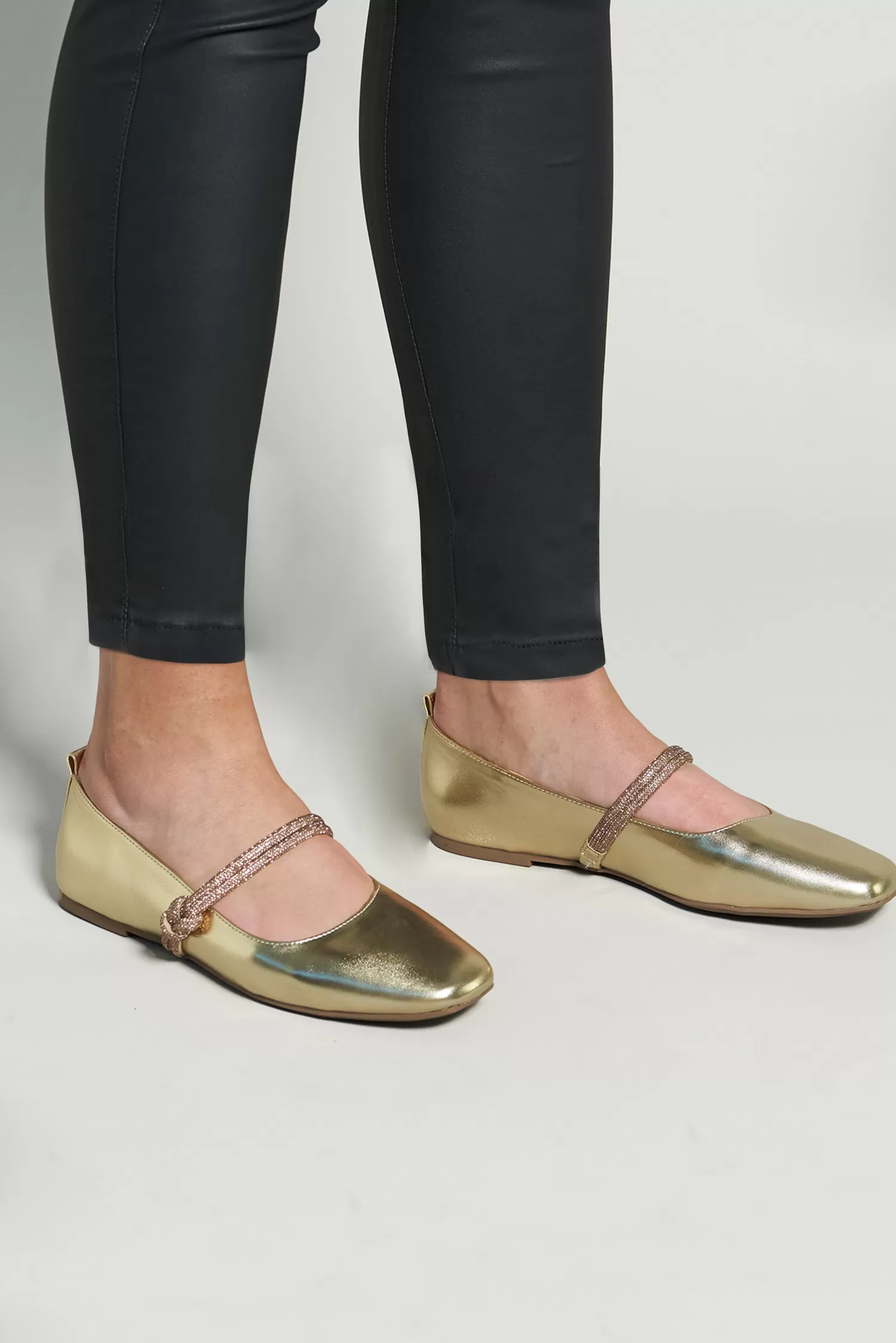 Carolina Flats & Loafers*Elara Ballet Flats Gold