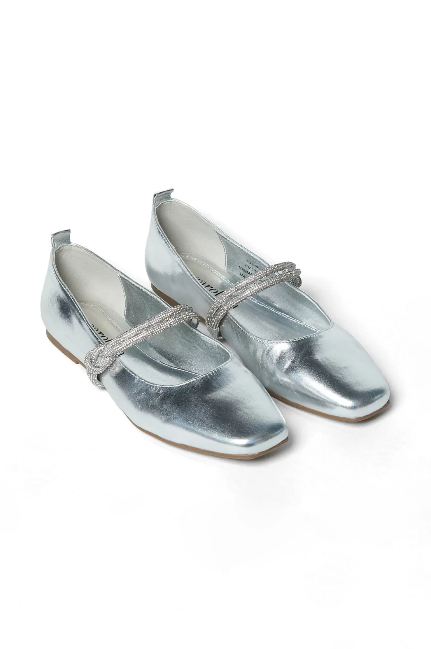 Carolina Flats & Loafers*Elara Ballet Flats Silver