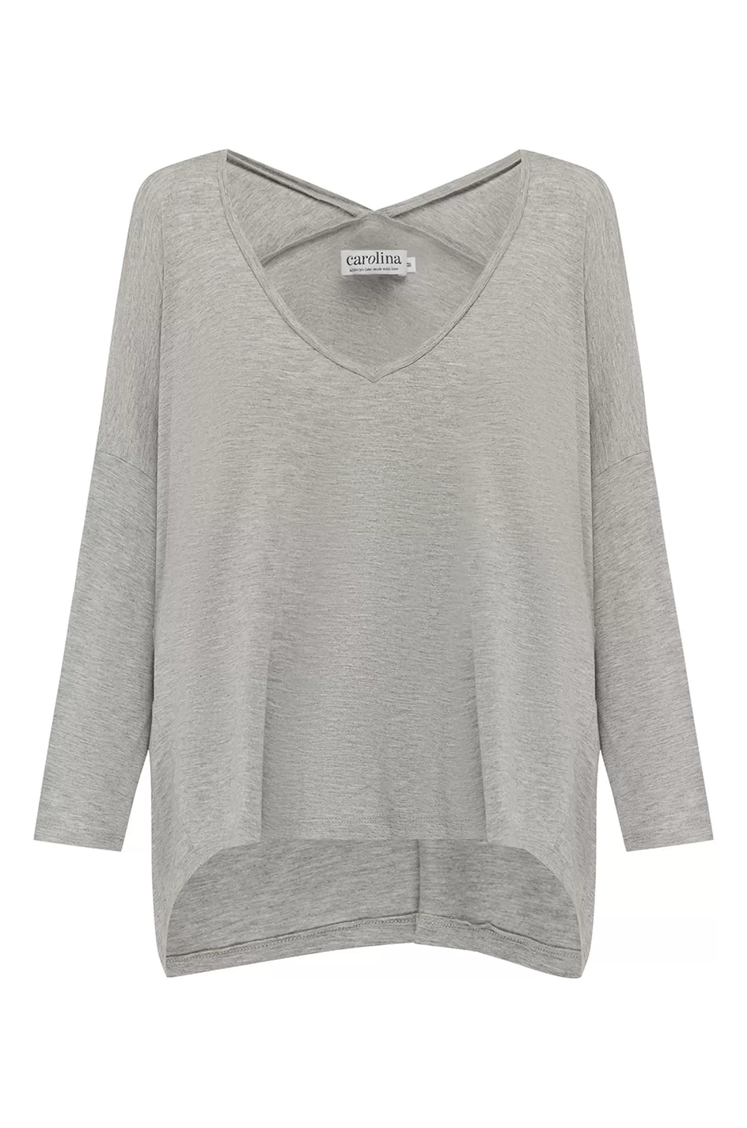 Carolina Long Sleeve*Erica Essential Long Sleeve Top Grey