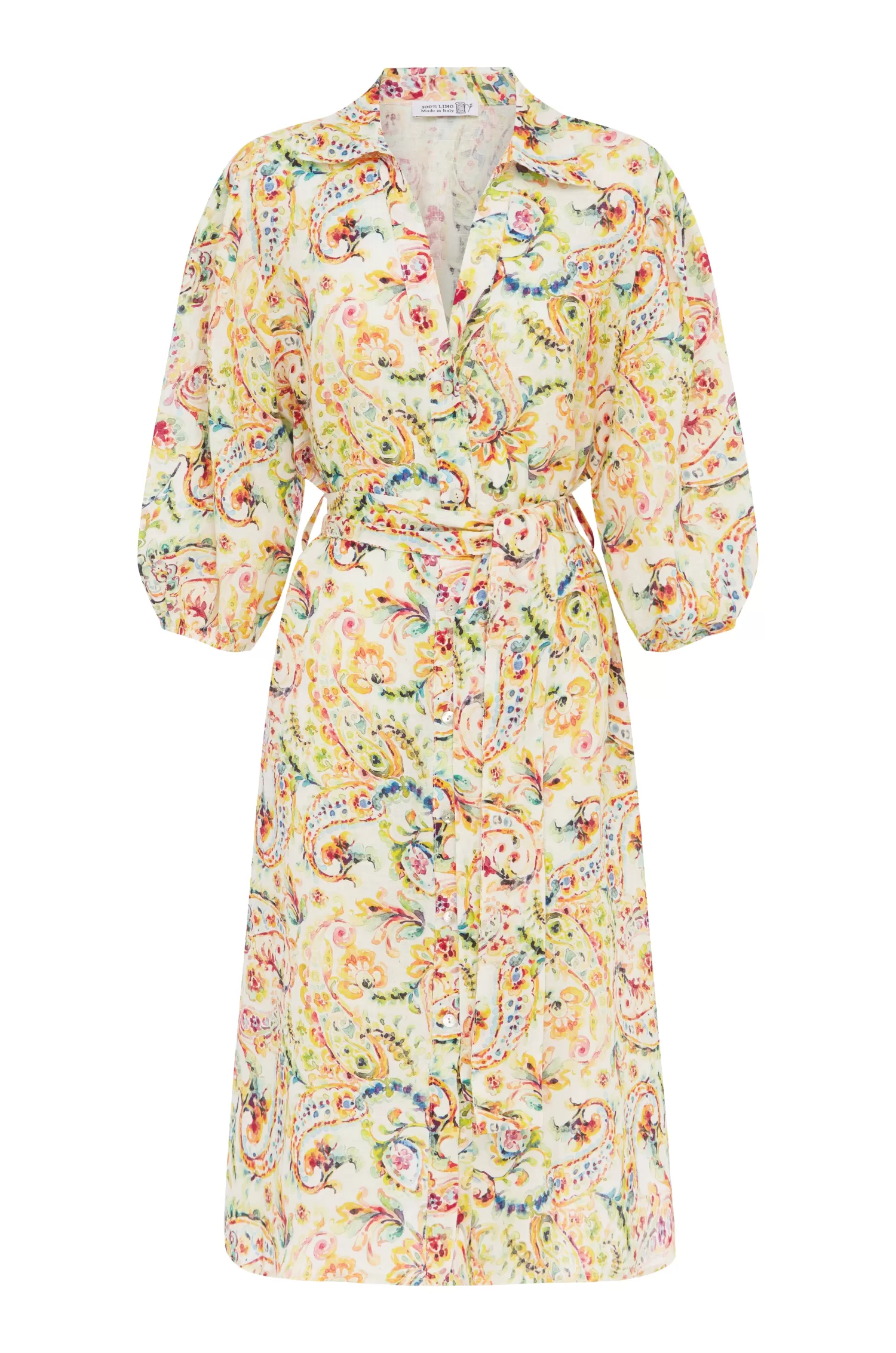 Carolina Short Sleeve*Everleigh Floral Linen Dress