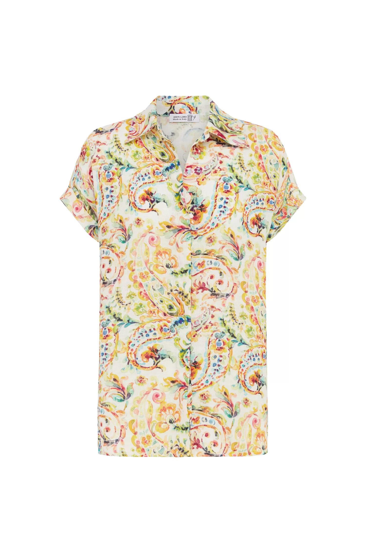 Carolina Short Sleeve*Everleigh Floral Linen Top