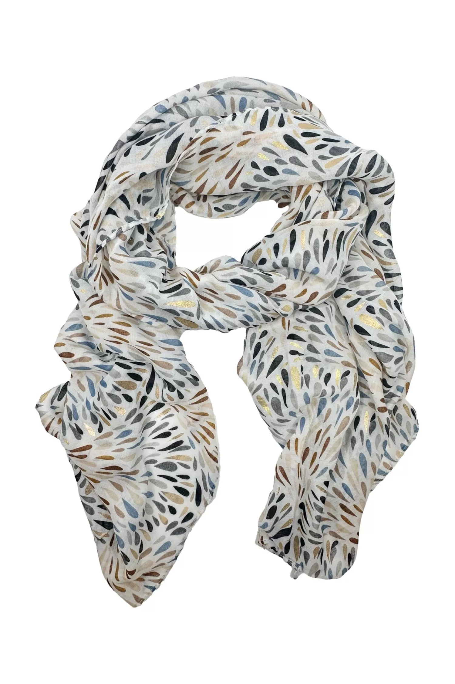 Carolina Scarves*Gemma Scarf Ivory