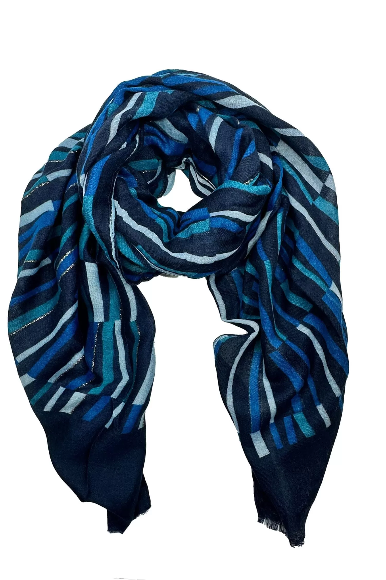 Carolina Scarves*Genesis Scarf Blue