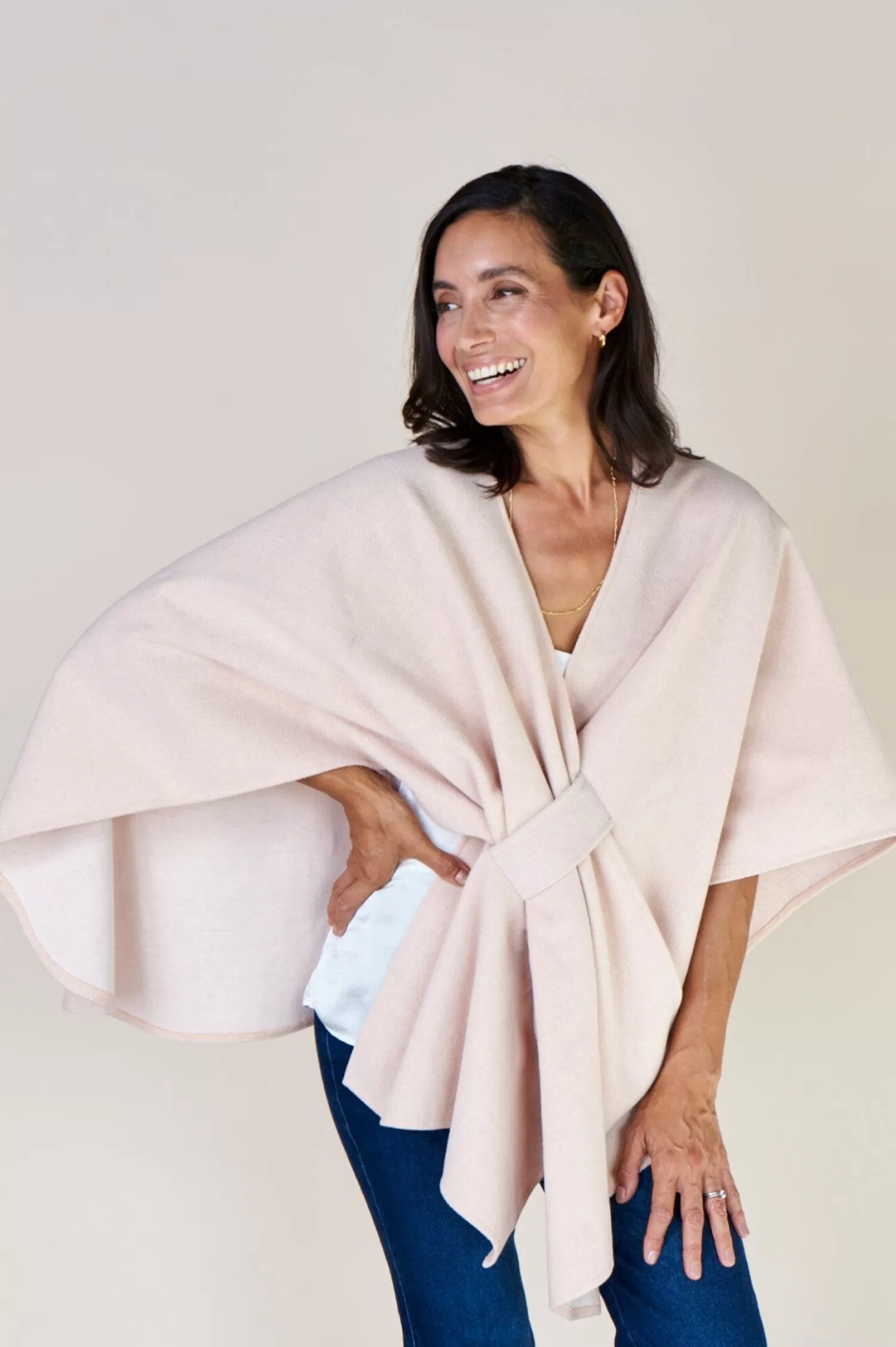 Carolina Jackets | Capes & Kaftans*Grace Cape Blush