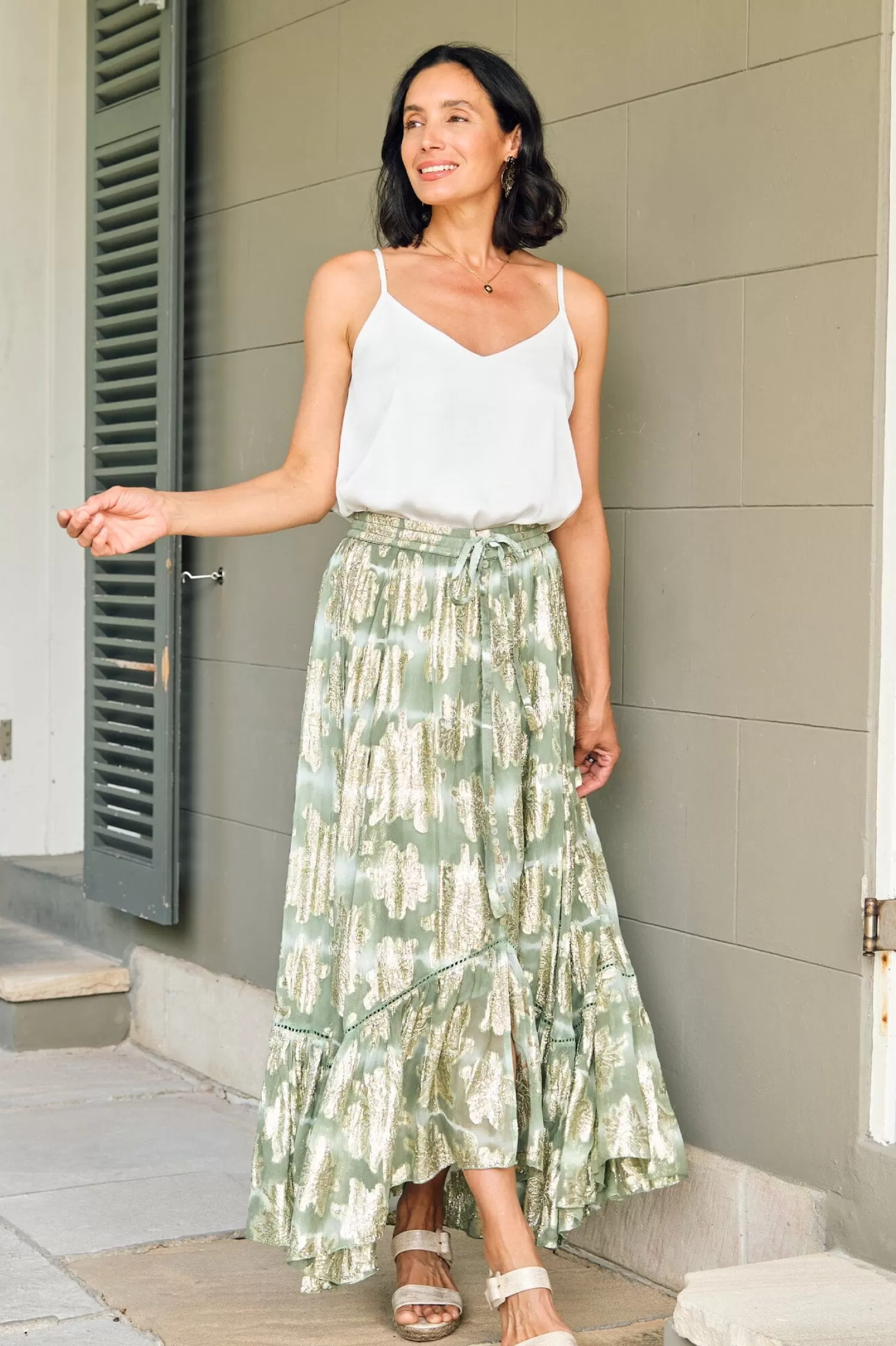 Carolina Skirts*Halina Skirt in Aloe