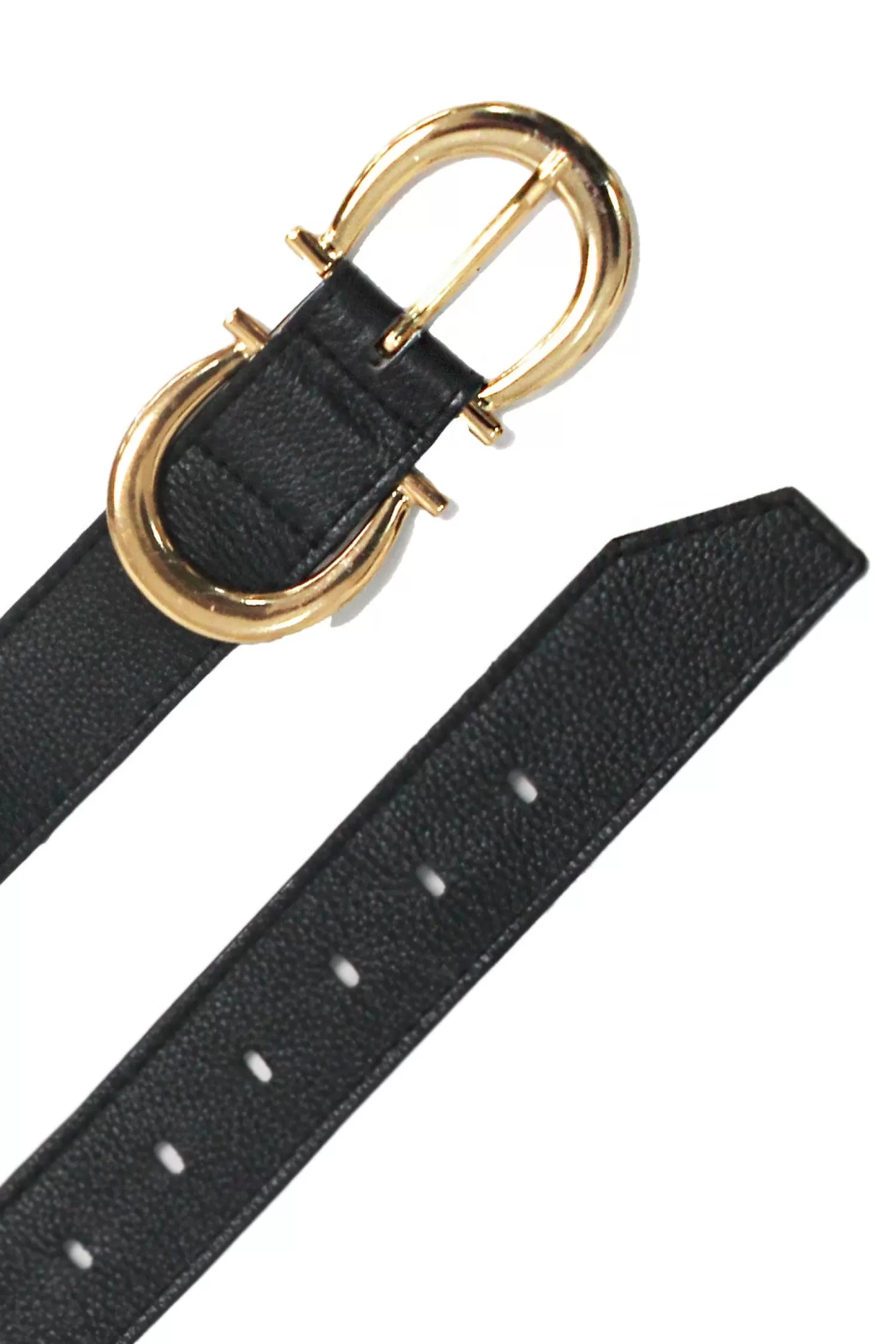 Carolina Belts | Belts*Ivy Double Buckle Belt Black Soft Leather