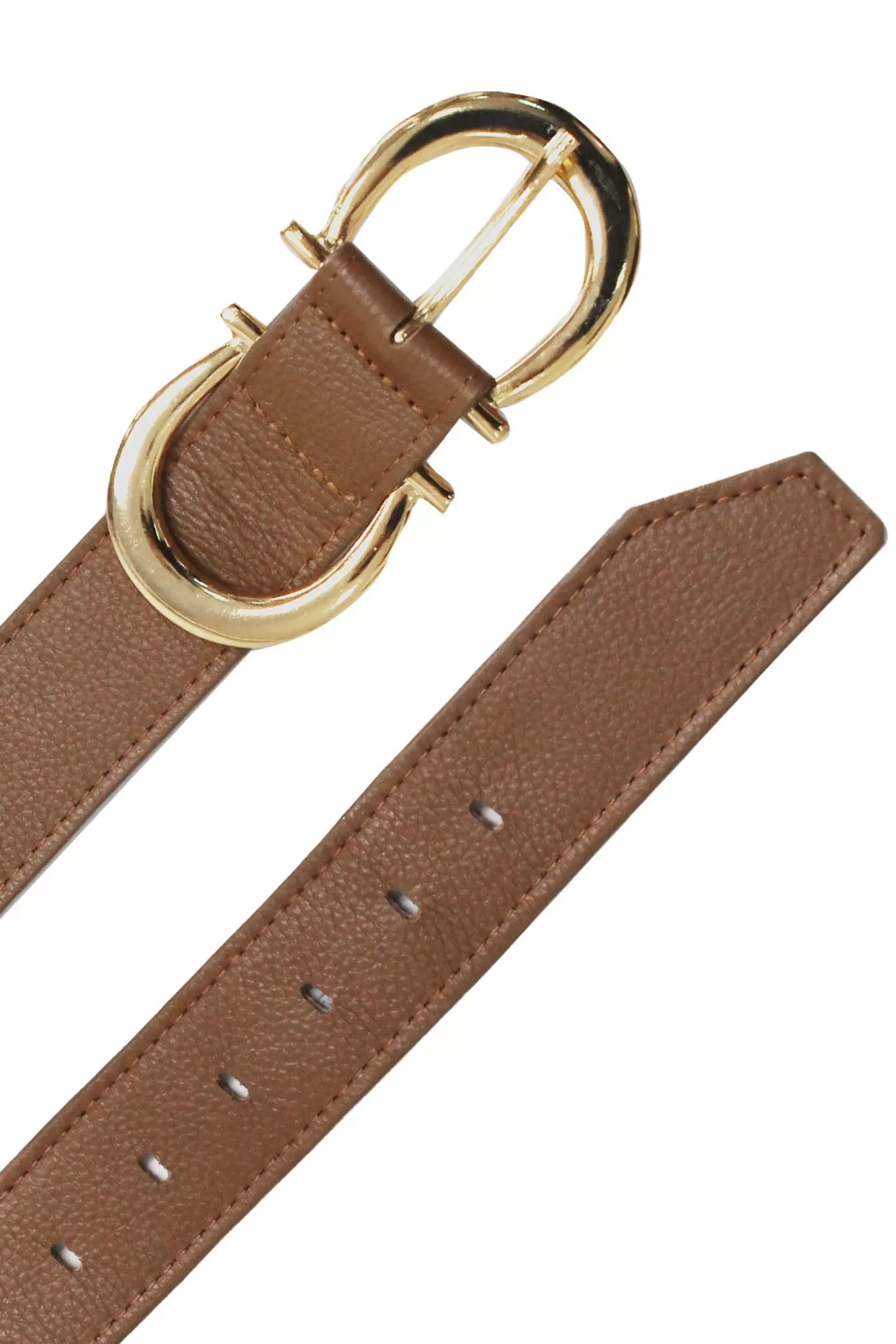 Carolina Belts | Belts*Ivy Double Buckle Belt Tan Soft Leather