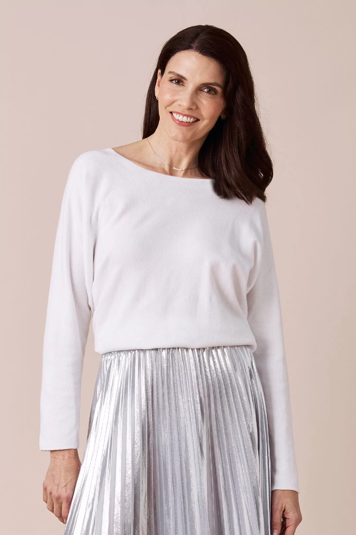 Carolina Knitwear*Jayda Jumper White