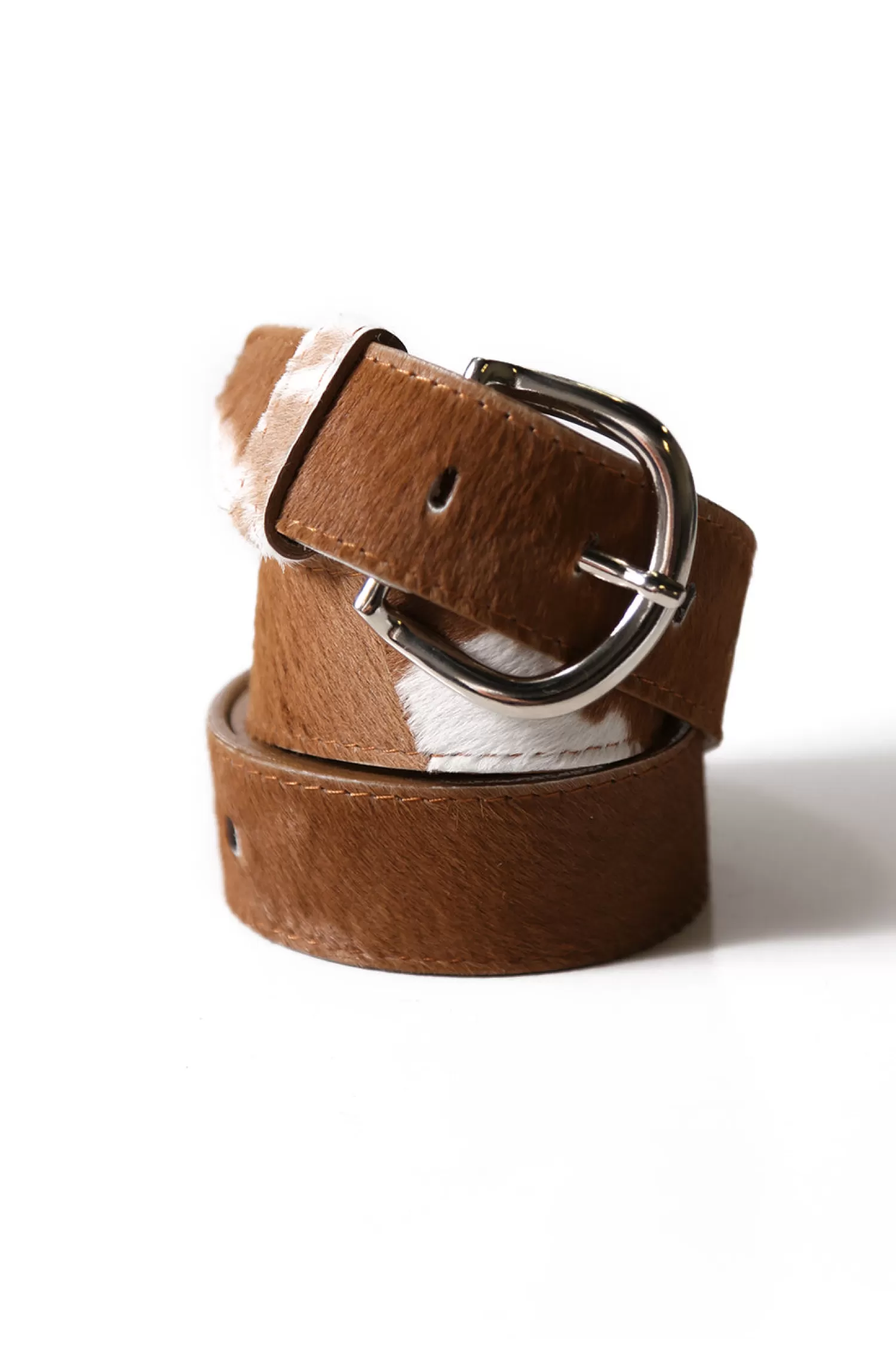 Carolina Belts | Belts*Jeans Belt Tan & White Cowhide