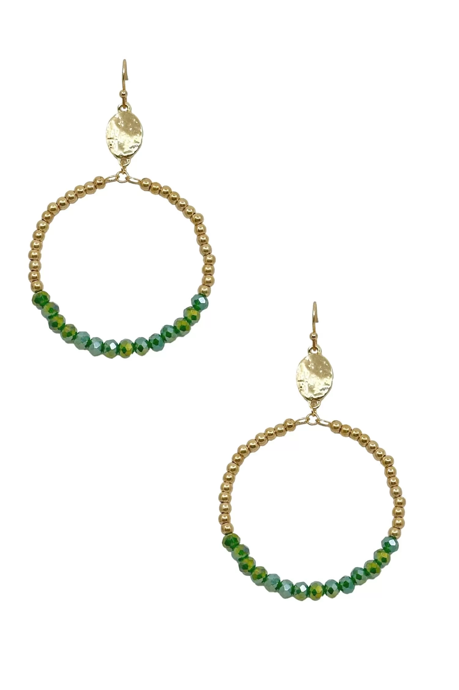 Carolina Earrings*Katherine Earrings Emerald