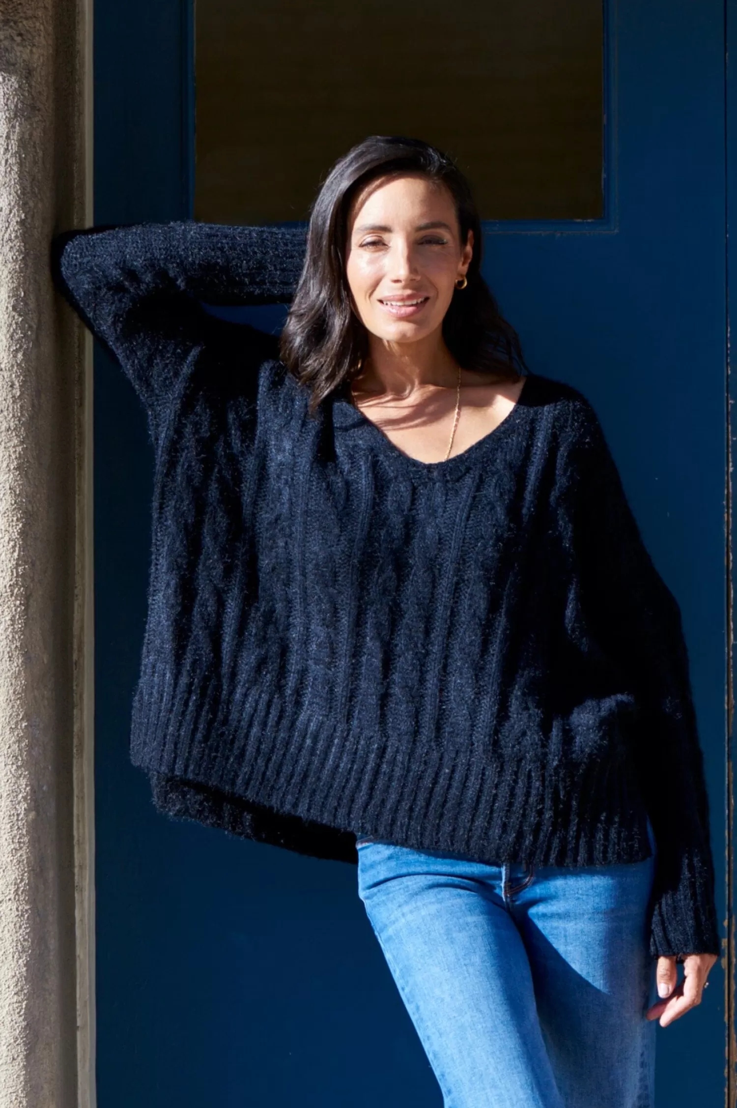 Carolina Knitwear*Katrina Jumper Black