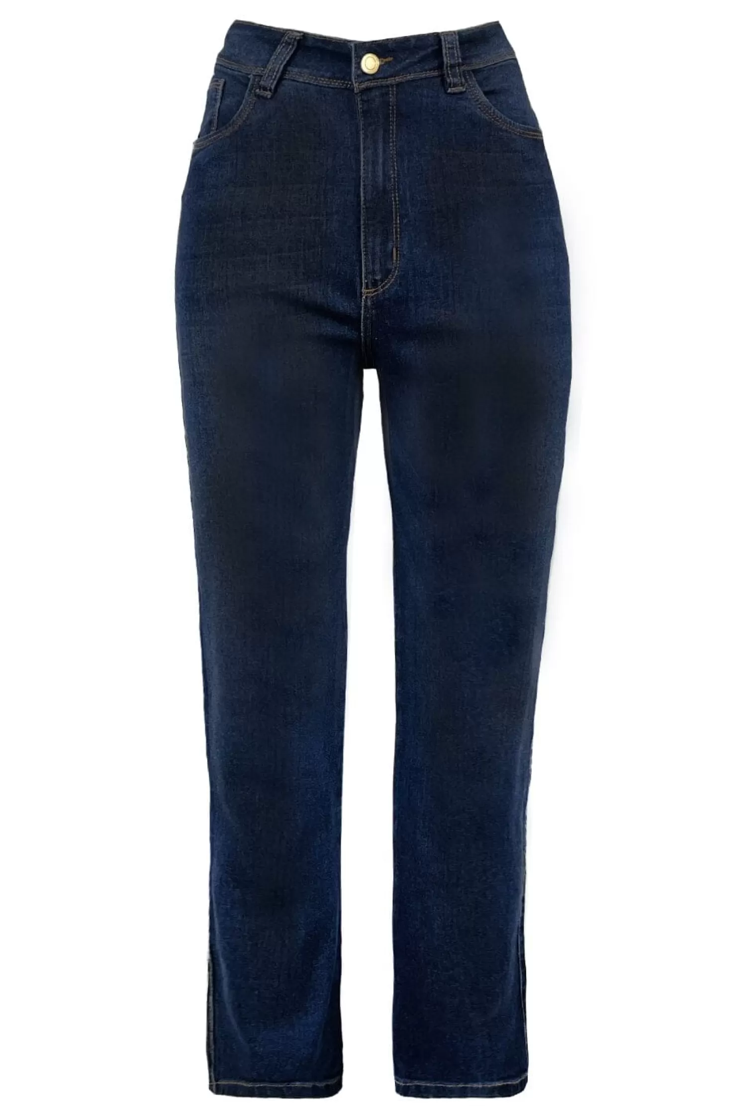 Carolina Jeans*Katya Jeans Dark Denim Blue High Rise