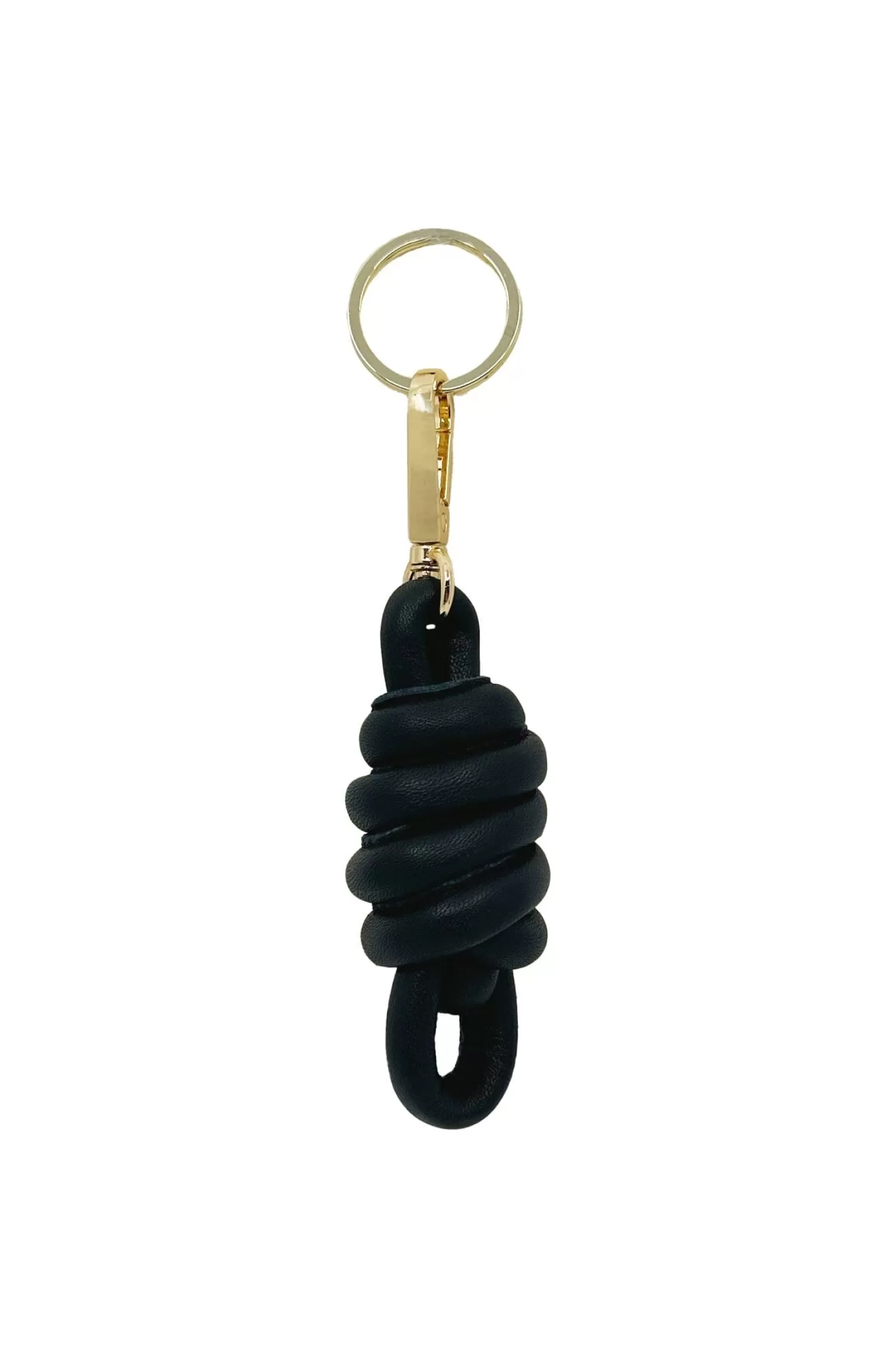 Carolina Travel Accessories | Travel Accessories*Knot Keyring Soft Leather Black