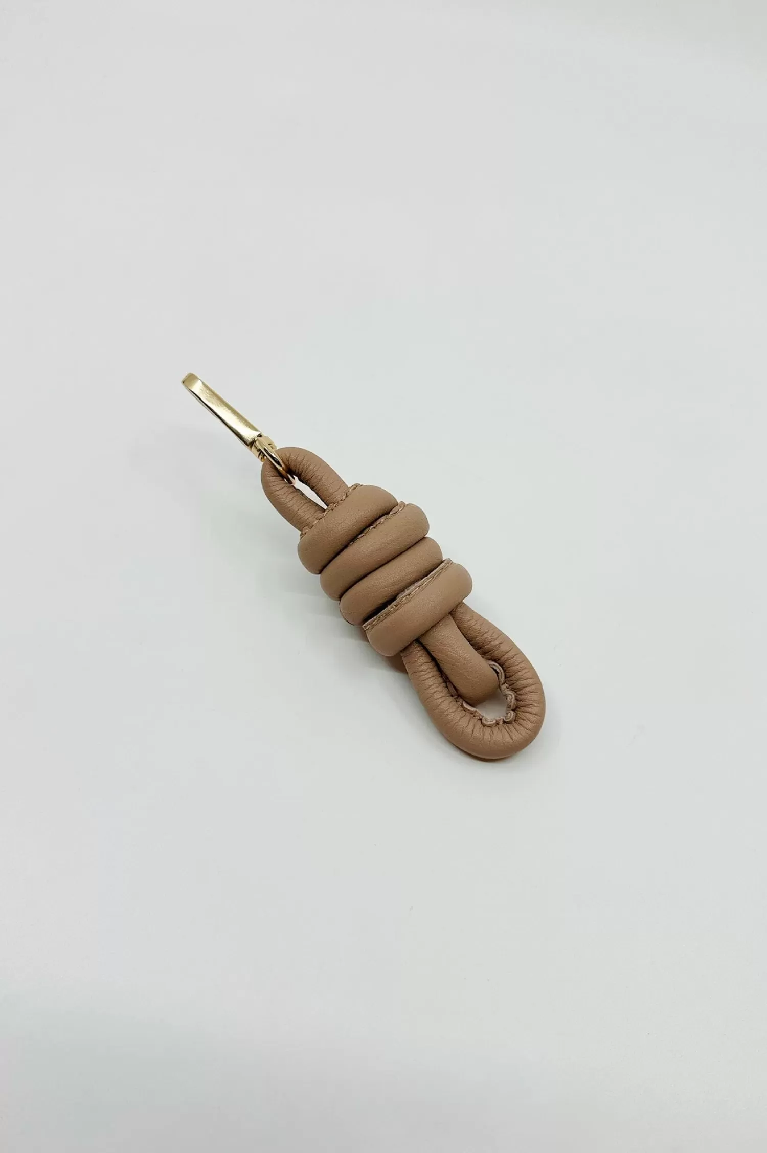 Carolina Travel Accessories | Travel Accessories*Knot Keyring Soft Leather Nude