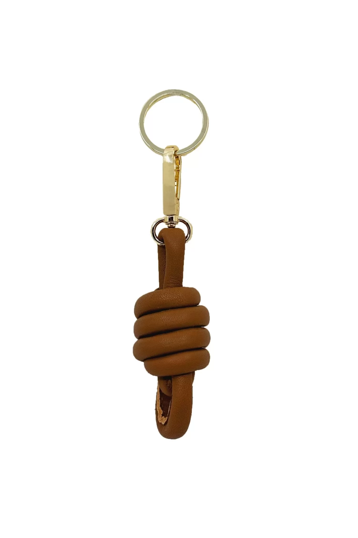 Carolina Travel Accessories | Travel Accessories*Knot Keyring Soft Leather Tan